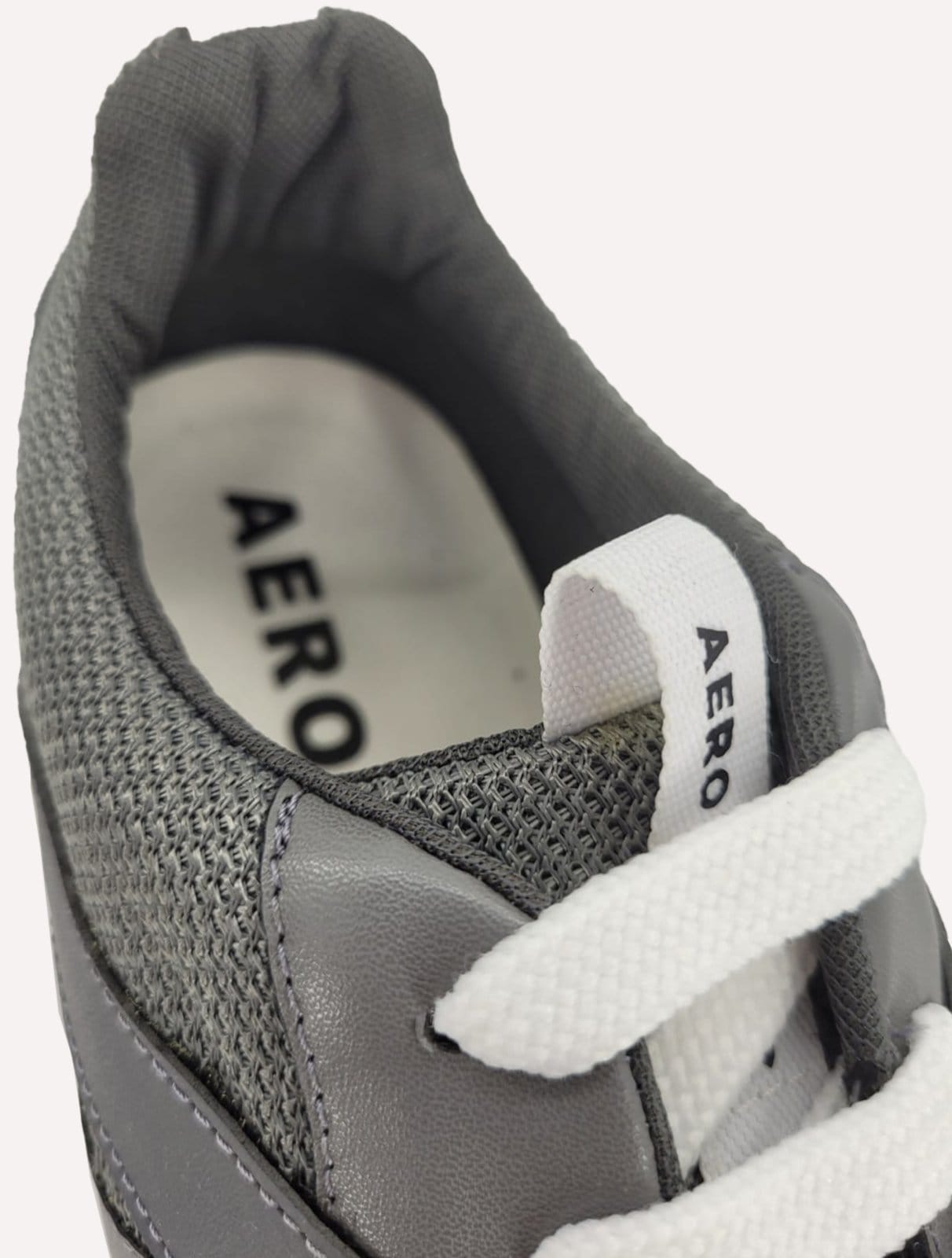 Vista 2 Tênis Aeropostale Masculino Casual Recorte Textile A87 Aeropostale cinza