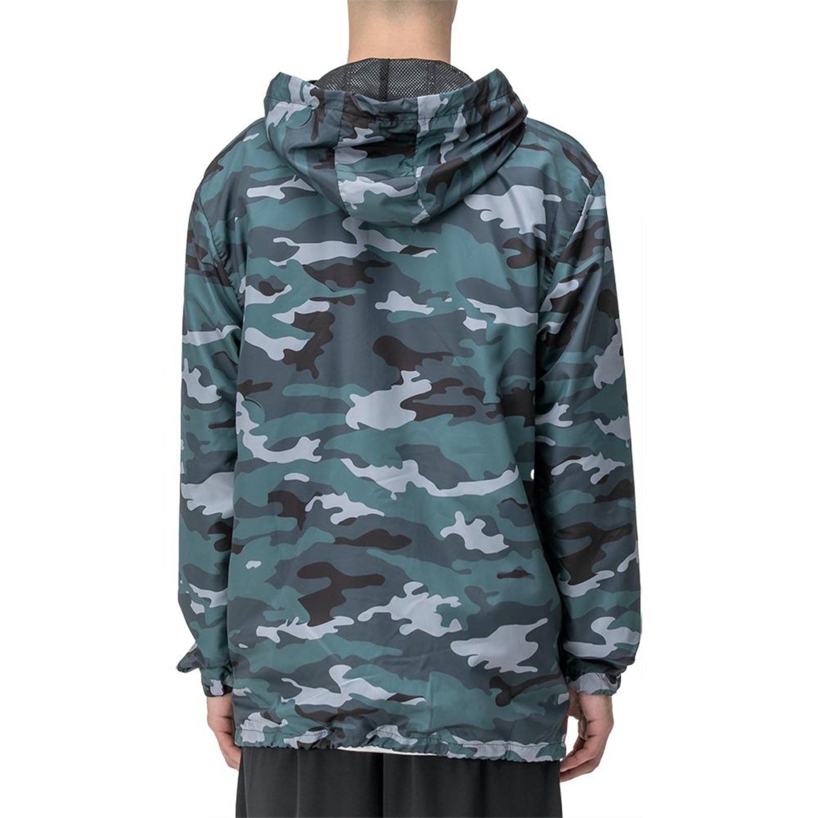 Vista 2 Jaqueta Oakley Camo Windbreaker II WT24 Masculina Blackout Oakley preto