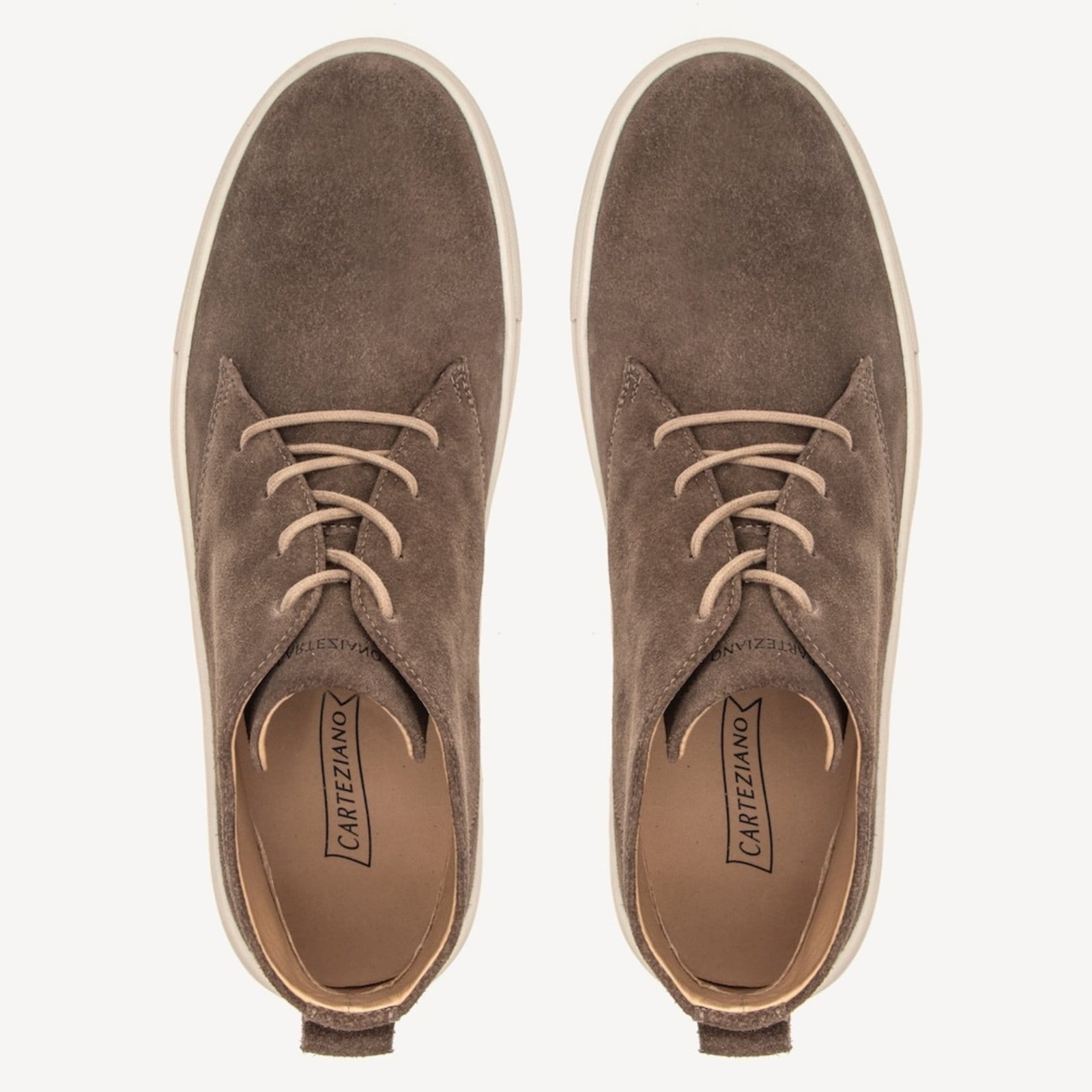 Vista 2 Bota Masculino em Couro Anchoa Rato Carteziano marrom