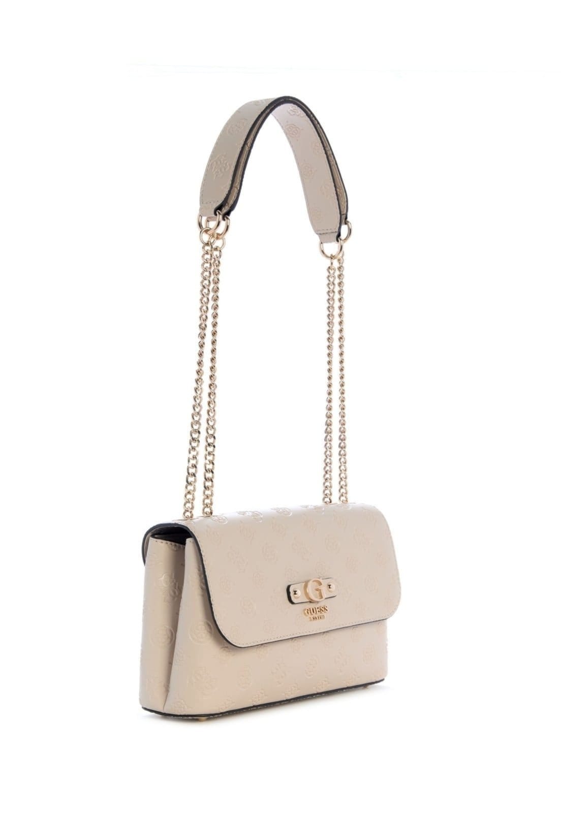 Vista 2 Bolsa Guess Dita Convertible Xbody Flap Bege Guess amarelo