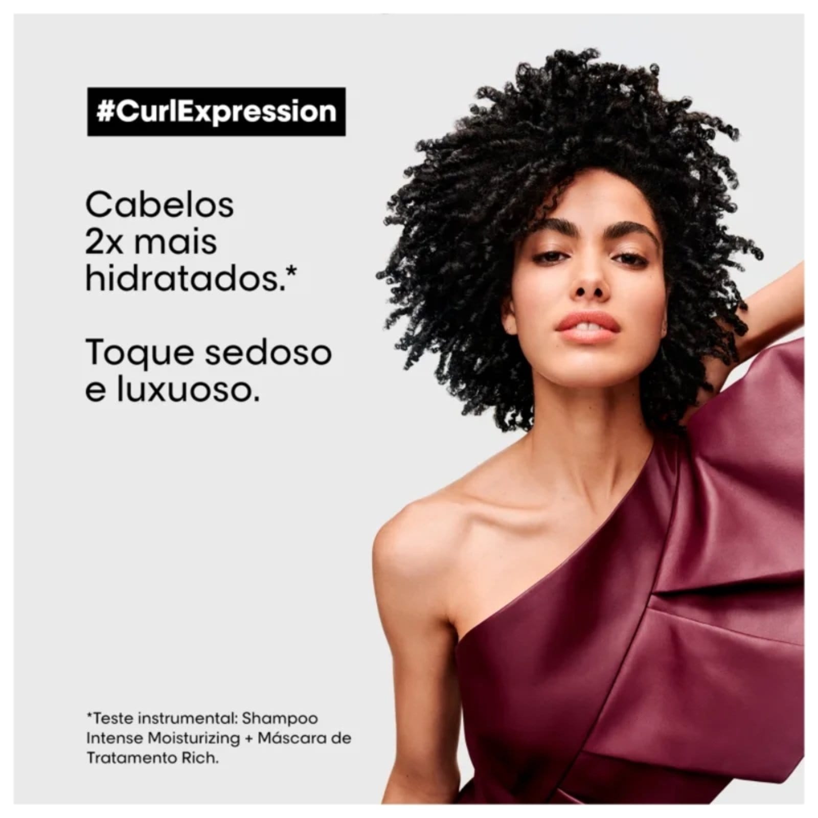Vista 2 L'Oréal Professionnel Serie Expert Curl Expression Rich - Máscara de Tratamento Loreal roxo