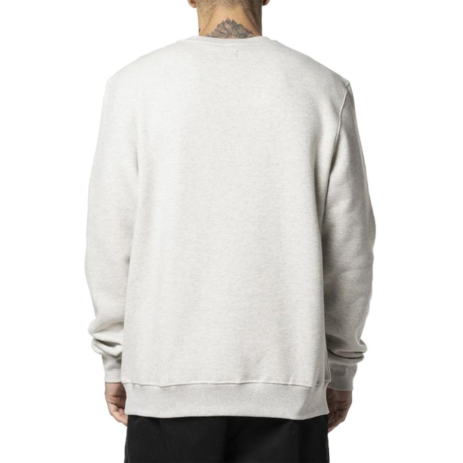 Vista 2 Moletom RVCA Careca Day Shift 290G WT24 Claro Mescla RVCA cinza