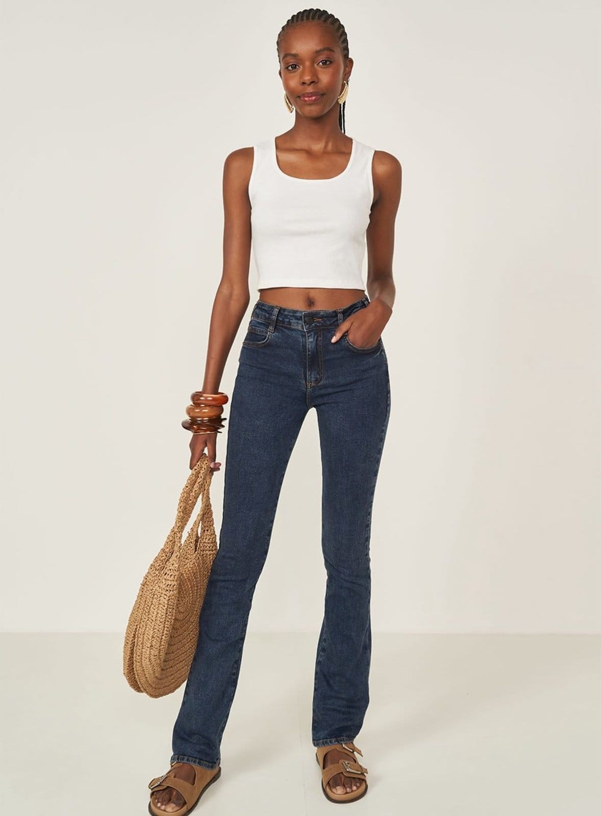 Calça Jeans Bia Reta Colcci Indigo