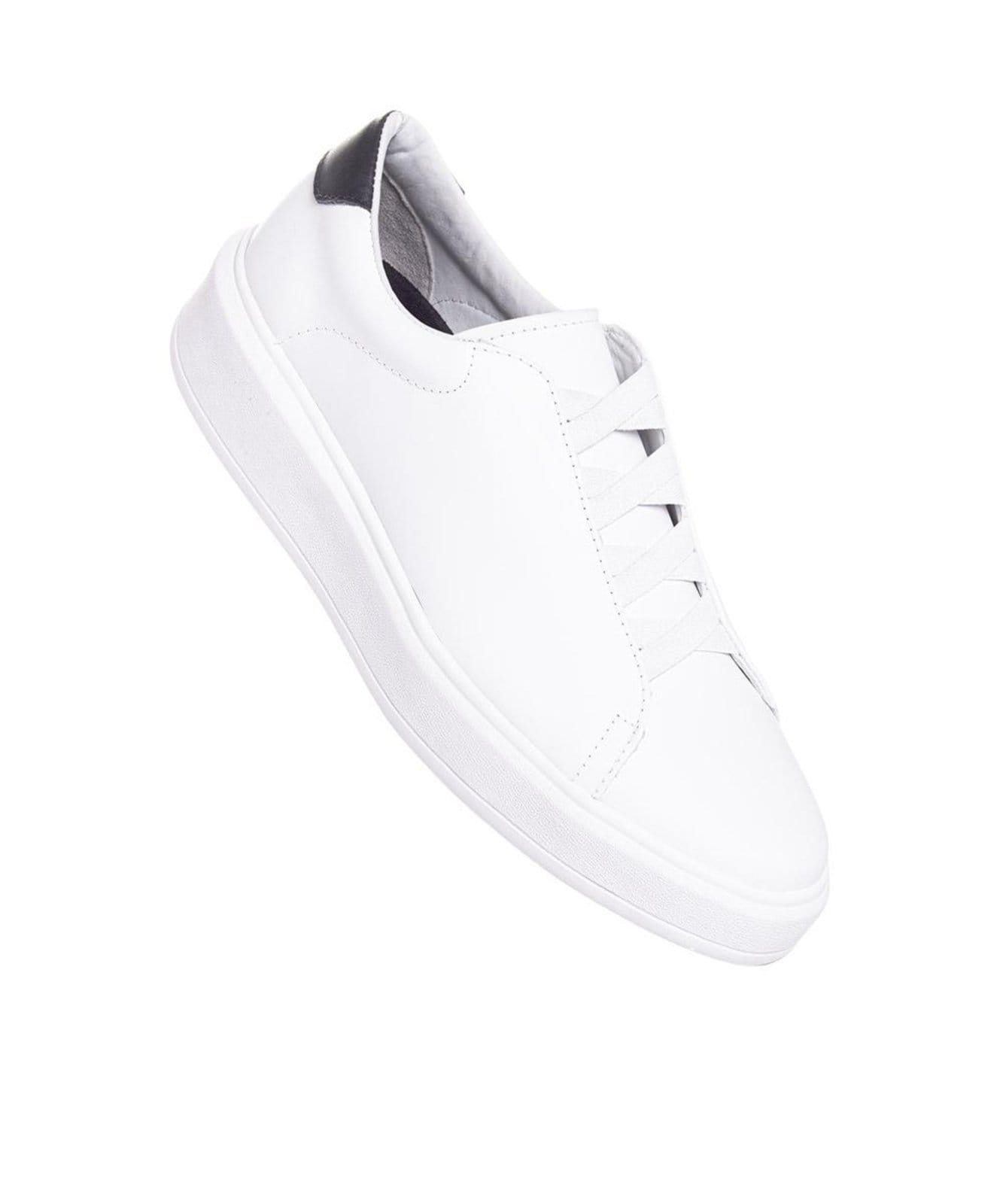 Vista 2 Tênis Masculino Pixolé Casual Couro Branco Pixolé incolor
