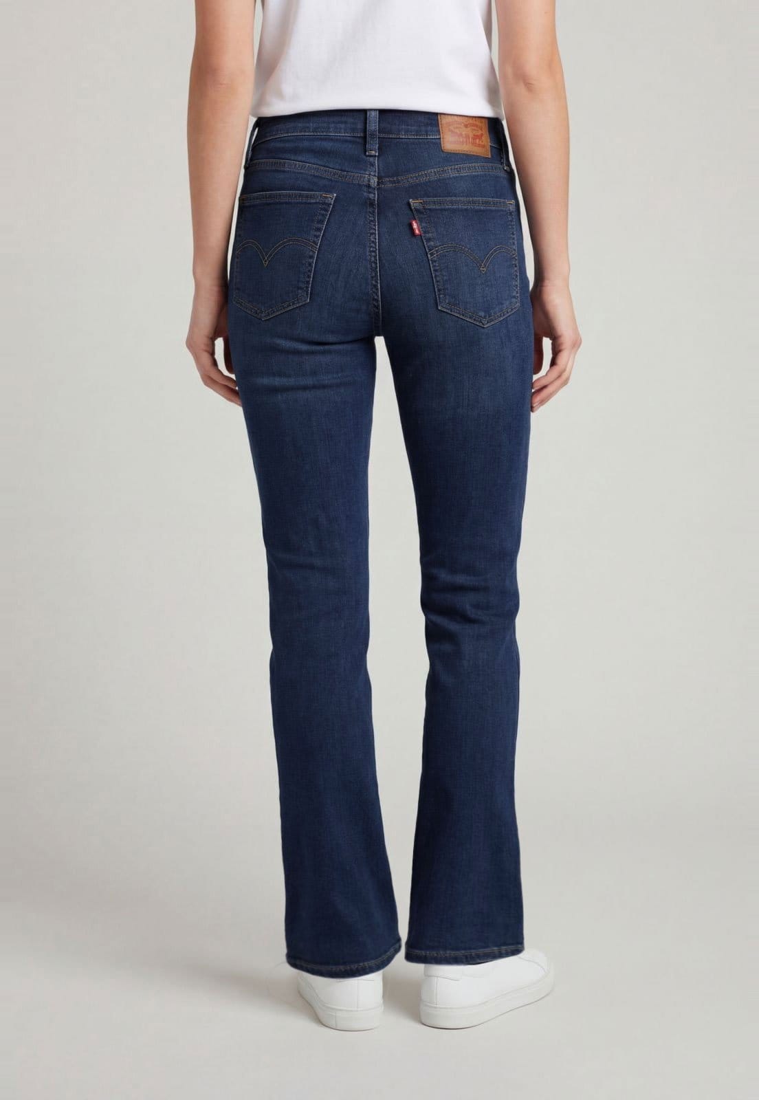 Vista 2 Calça Feminina Levis 725 High Rise Bootcut Levis azul
