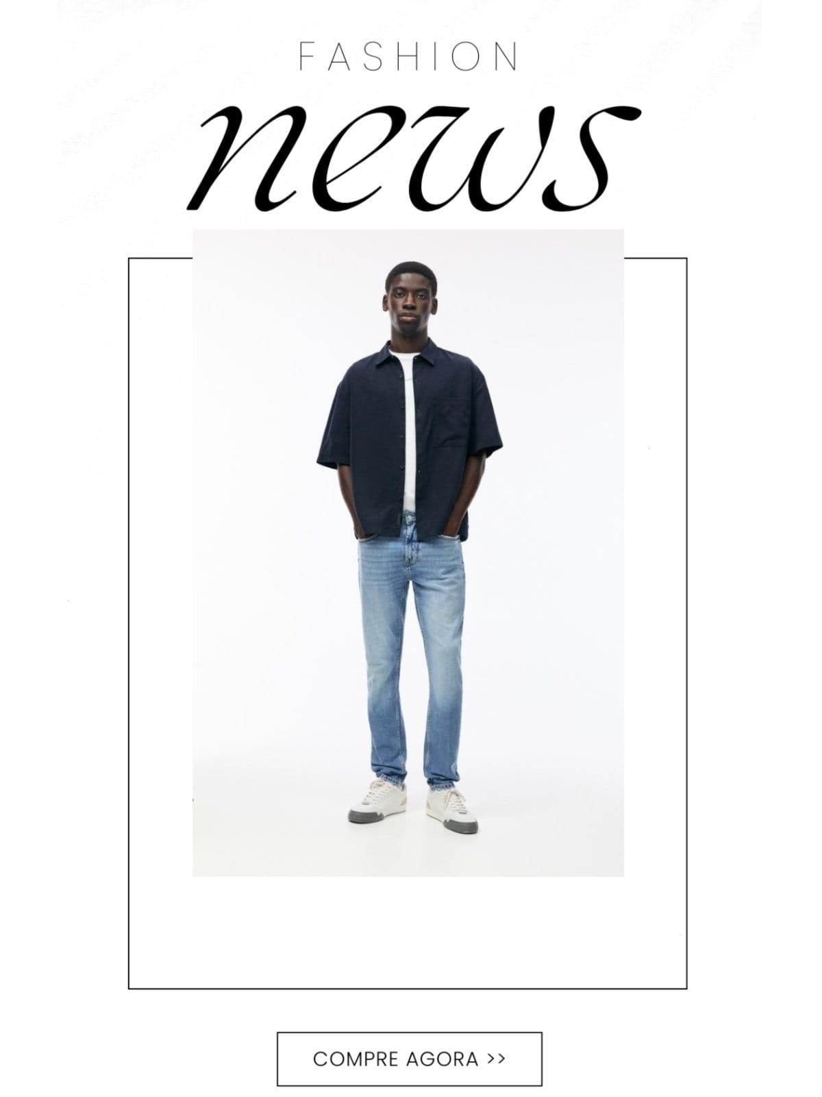 Vista 2 Calça Jeans Masculina Slim Clara Unak Chelsea Unak azul