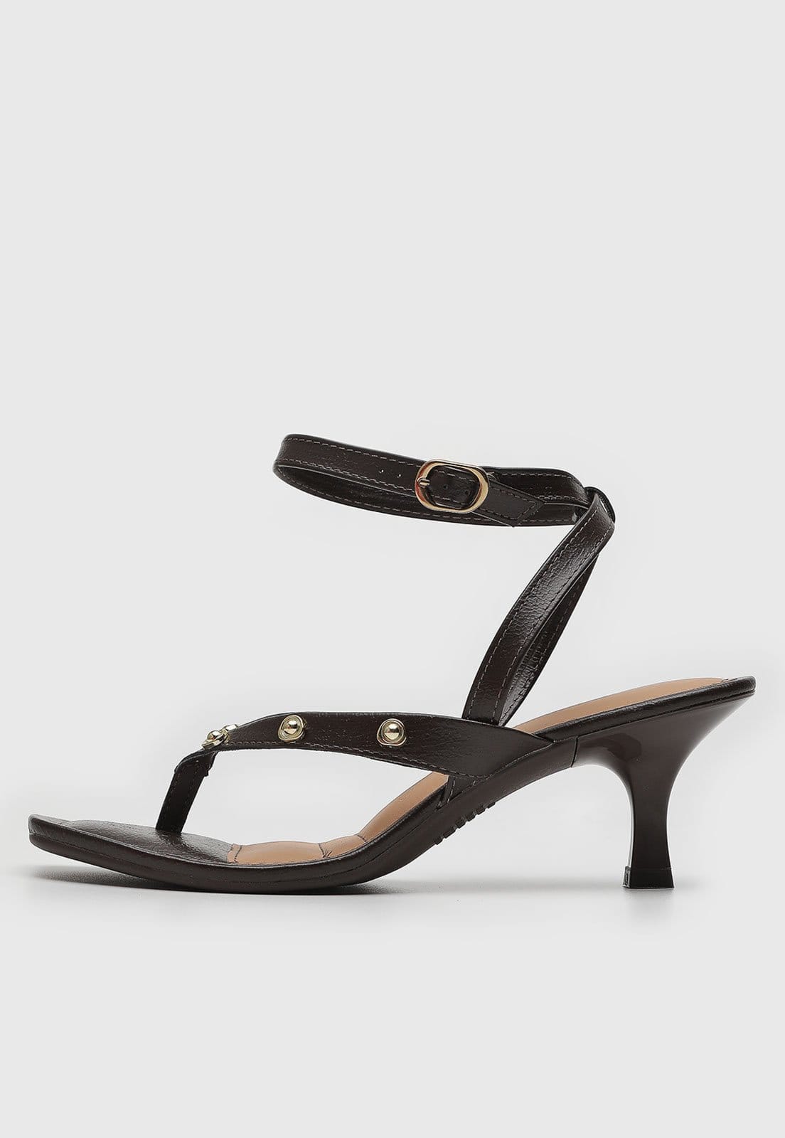 Sandália Feminina Dakota Tiras Metalizadas