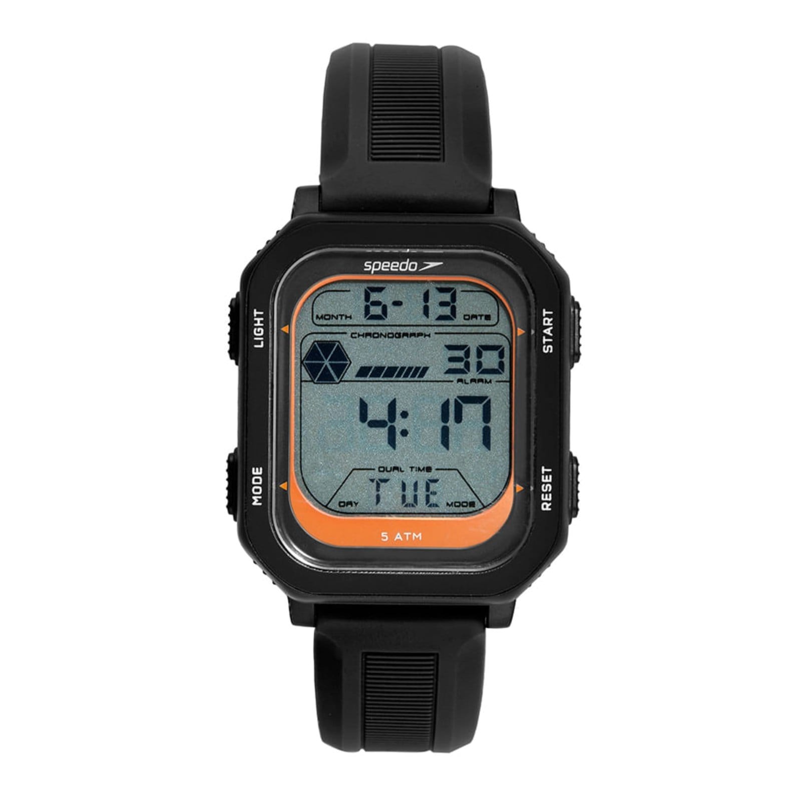 Relógio Speedo Digital Quadrado Silicone