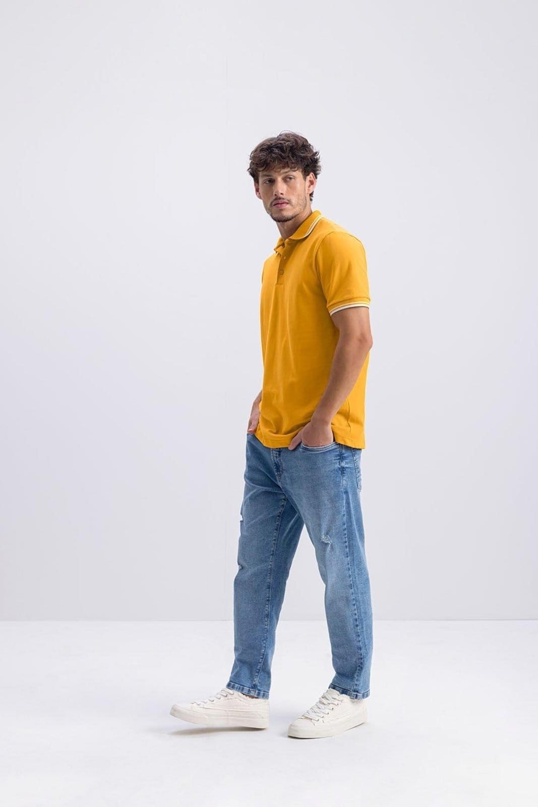Calça Jeans Slim Masculina Essendi Jeans Médio