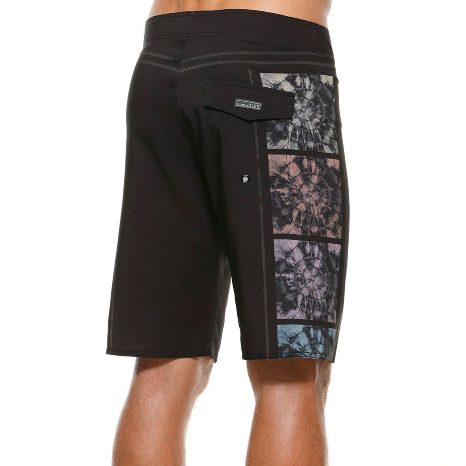 Vista 2 Bermuda Masculina Boardshorts Elastano Premium VLCS VLCS VIOLAÇÕES preto