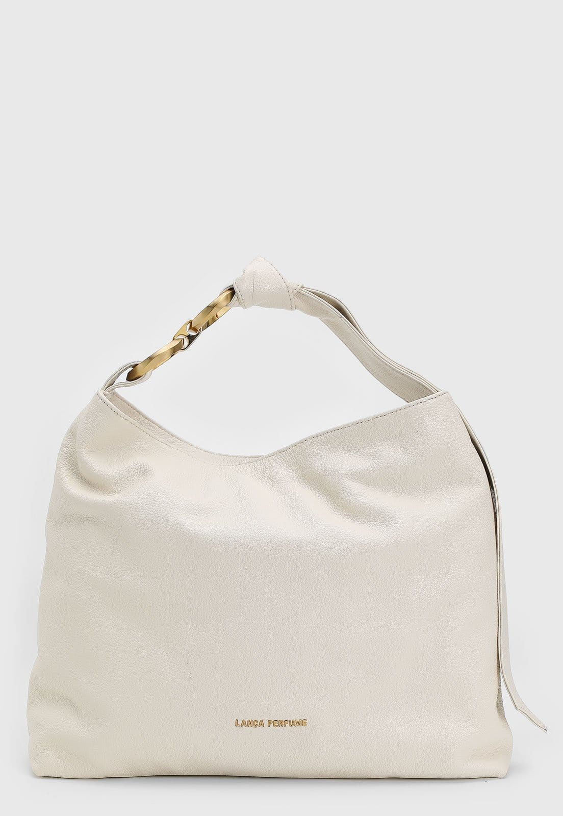 Bolsa Feminina Lança Perfume Alça Corrente Off-White