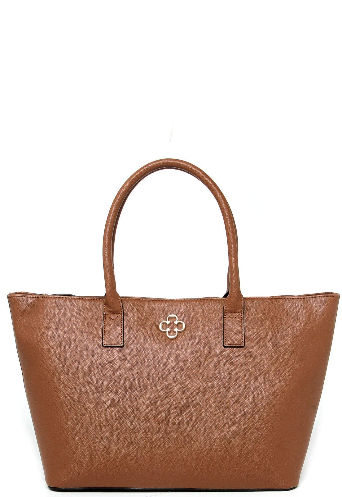 Vista 2 Bolsa Sacola Capodarte Textura Capodarte caramelo