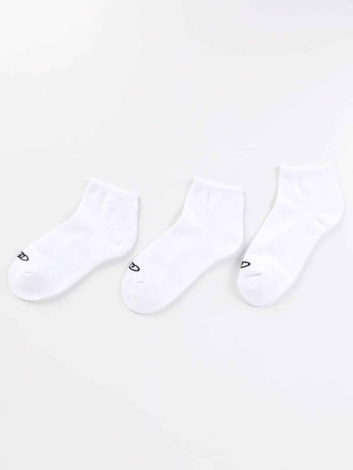 Vista 2 Kit com 03 Meias Cano Curto Lupo Masculina OLYMPIKUS branco