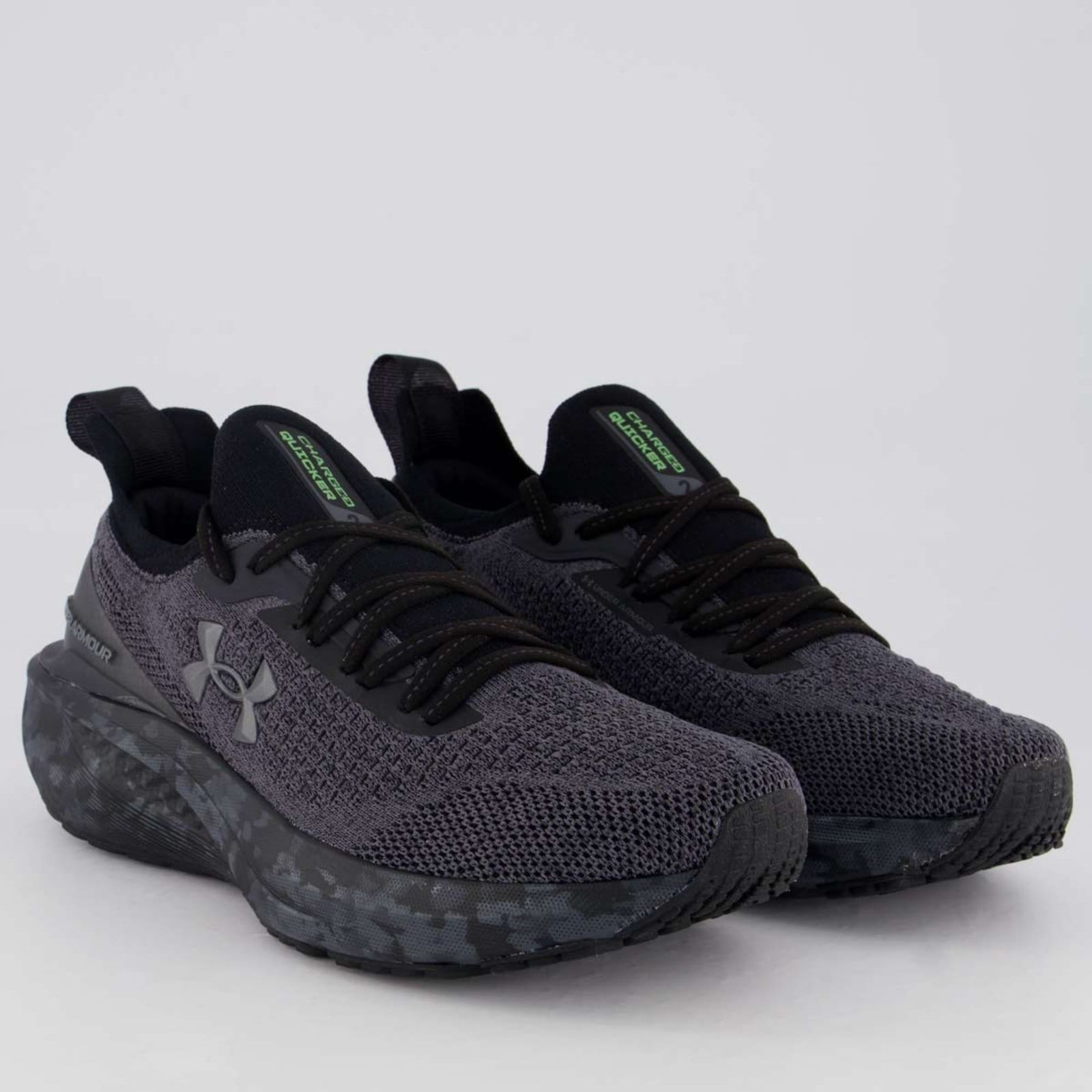 Vista 2 Tênis Under Armour Quicker 2 All Black Under Armour preto black