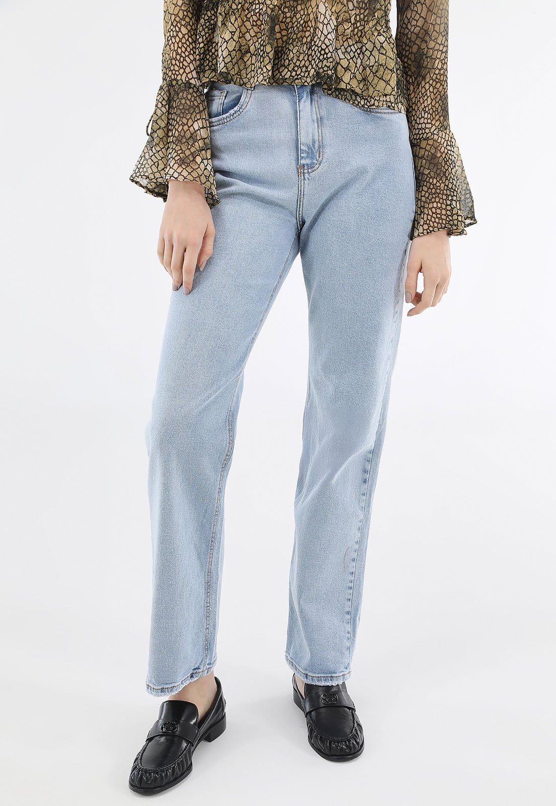 Calça Jeans Lez a Lez Reta Pocket