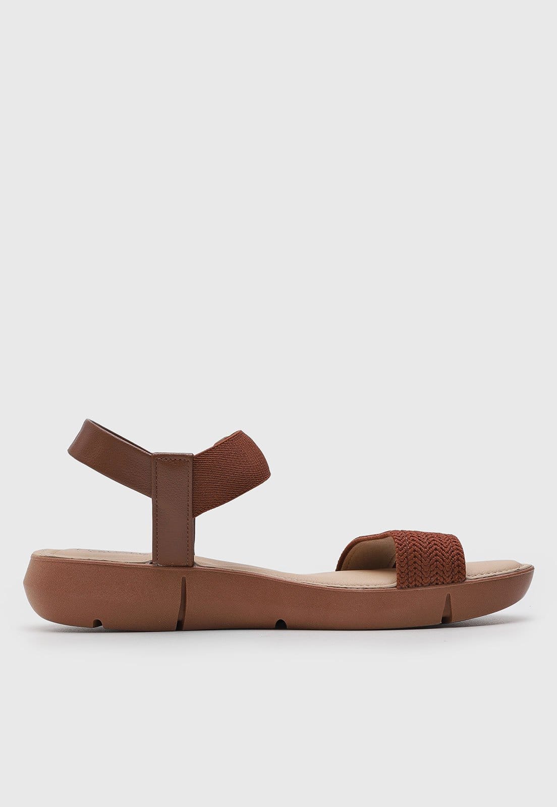 Vista 2 Rasteira Feminina Modare Tiras Trançadas MODARE marrom