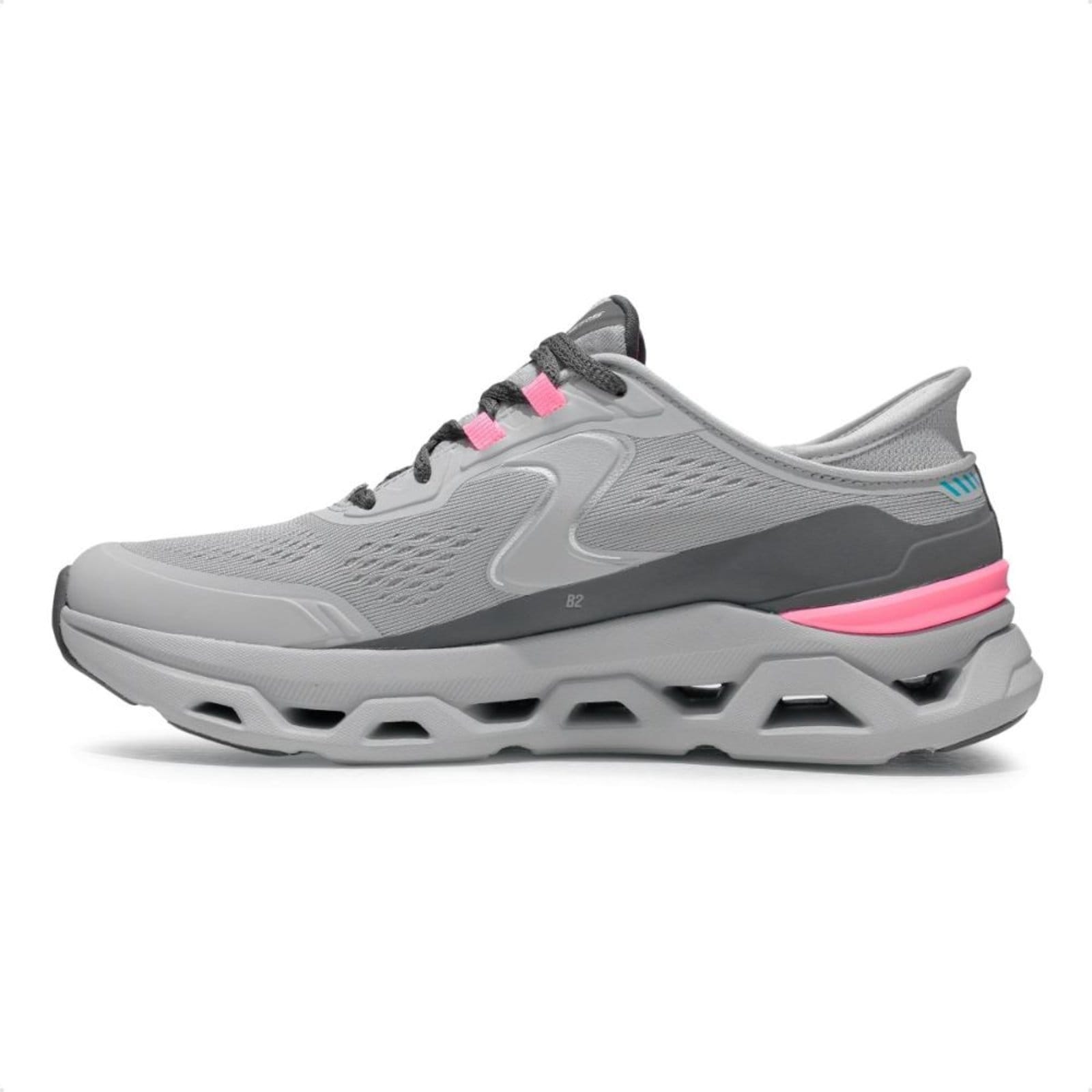 Vista 2 Tênis Skechers Glide Step Atlus Feminino Skechers cinza
