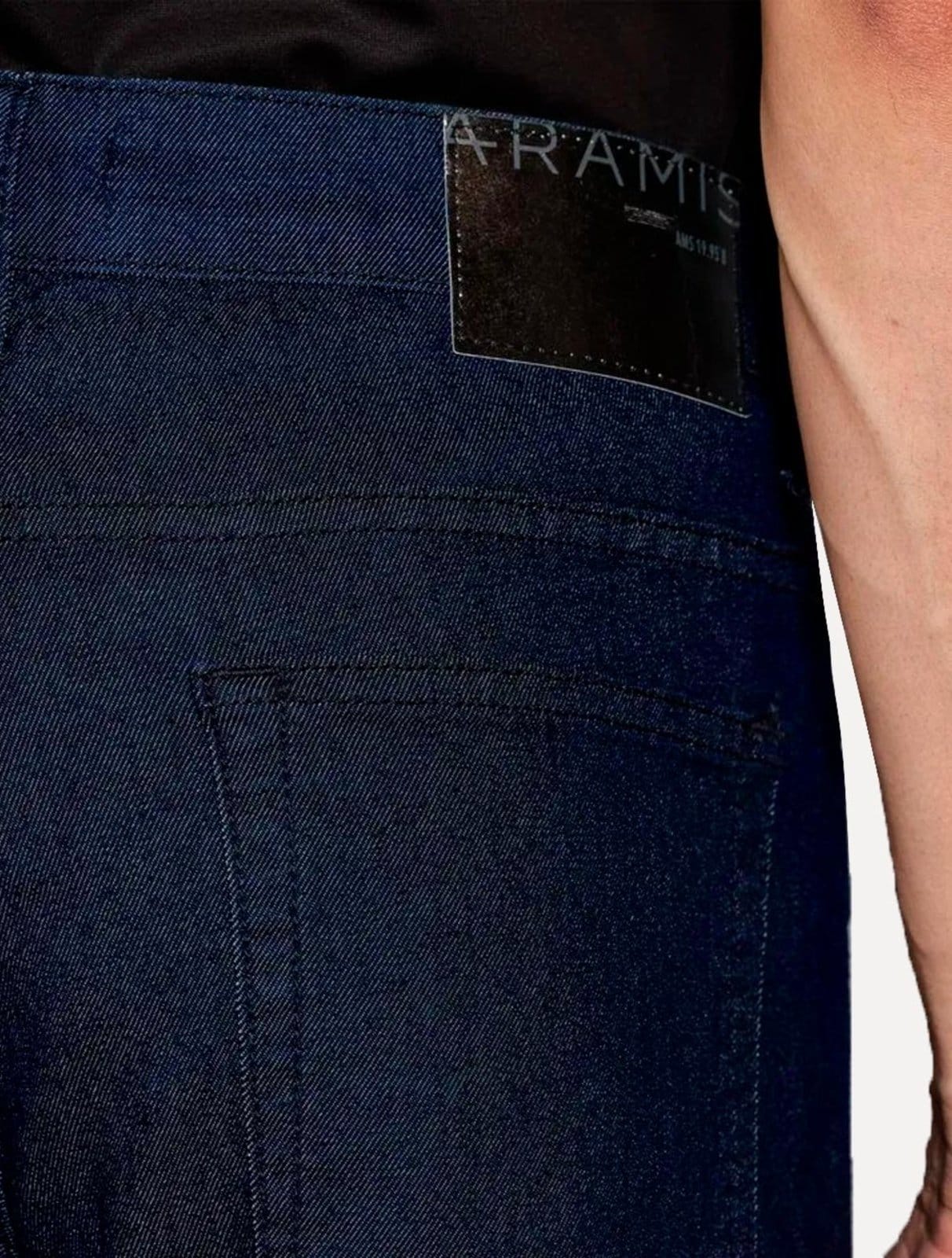 Vista 2 Calça Aramis Jeans Masculina Slim Blue Azul Escuro Aramis azul blue