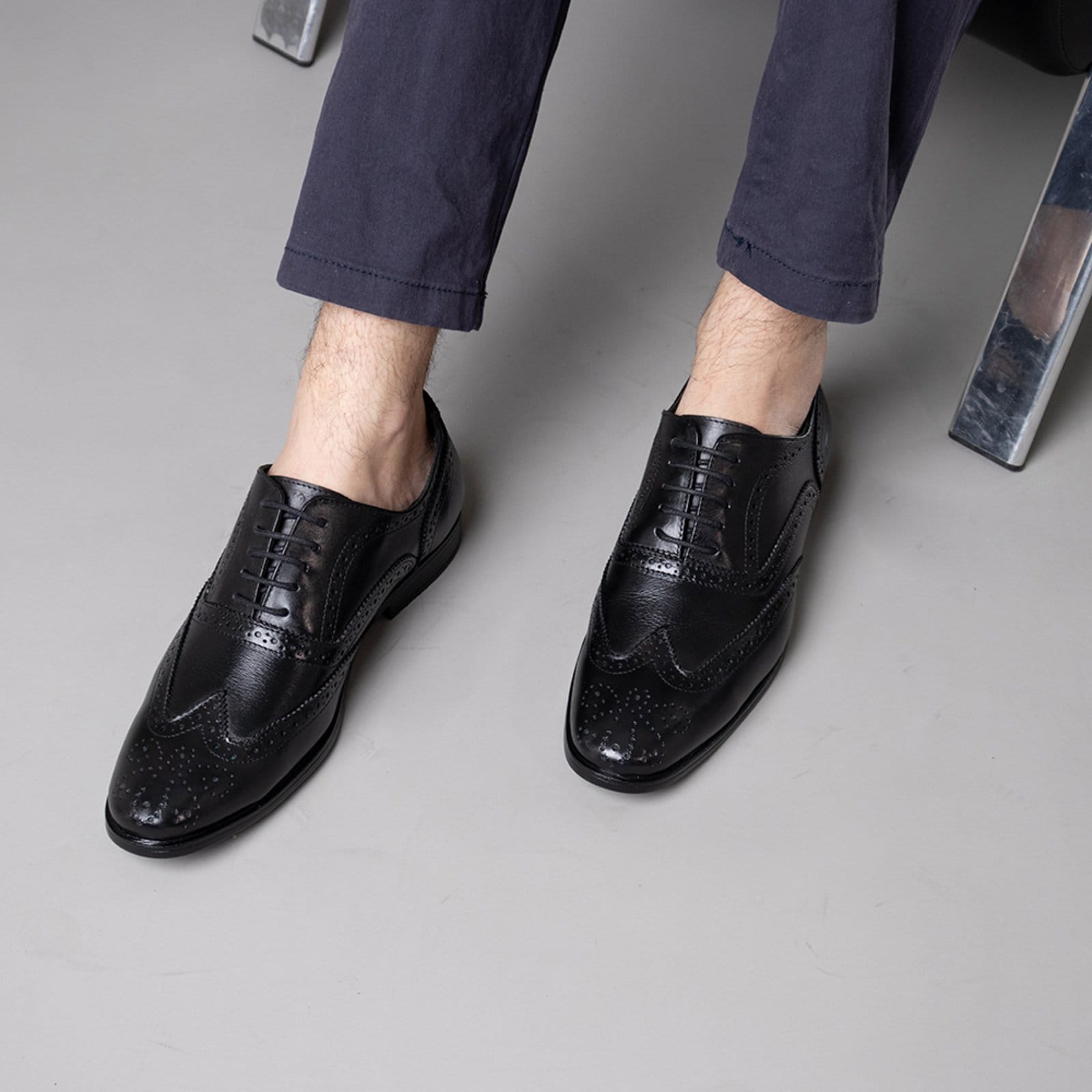 Sapato Oxford Malbork Couro Solado Comfort Borracha 60409P - 2