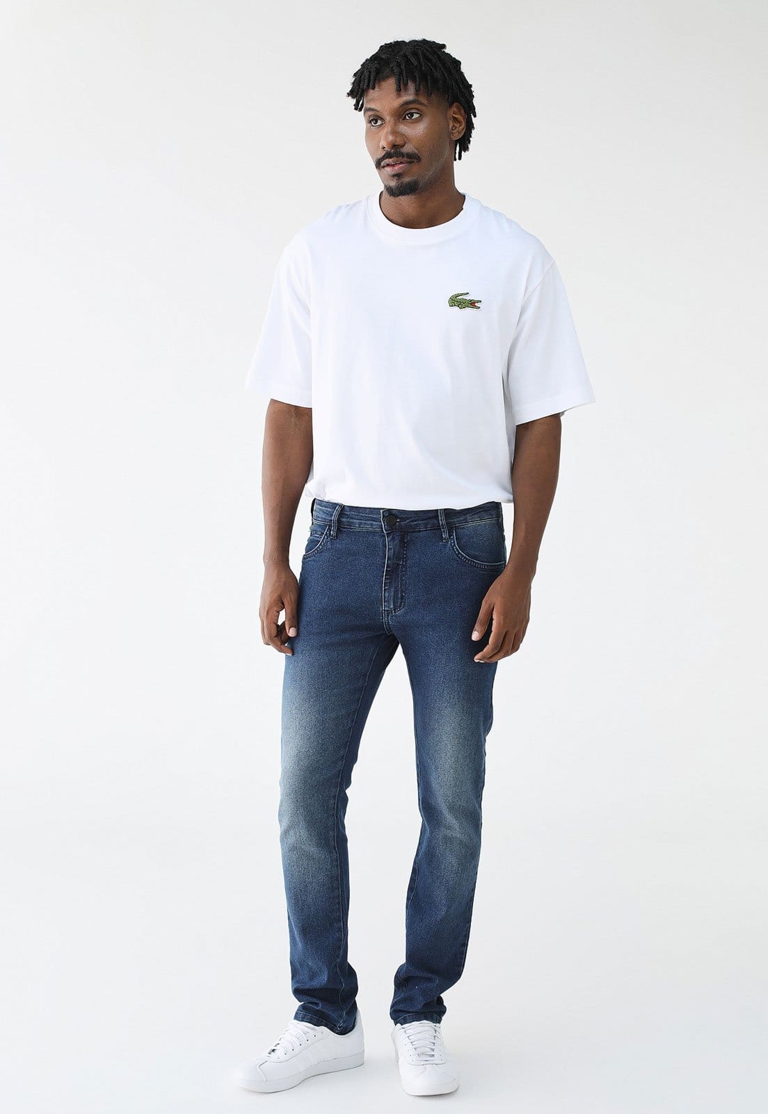 Vista 2 Calça Jeans Colcci Skinny Felipe Colcci azul