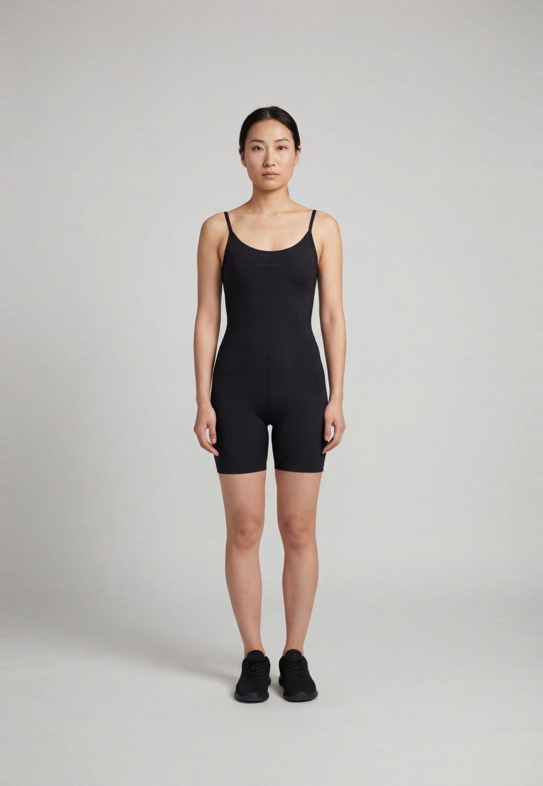 Vista principal Macacão Feminino Colcci Sport Decote Quadrado Colcci Sport preto