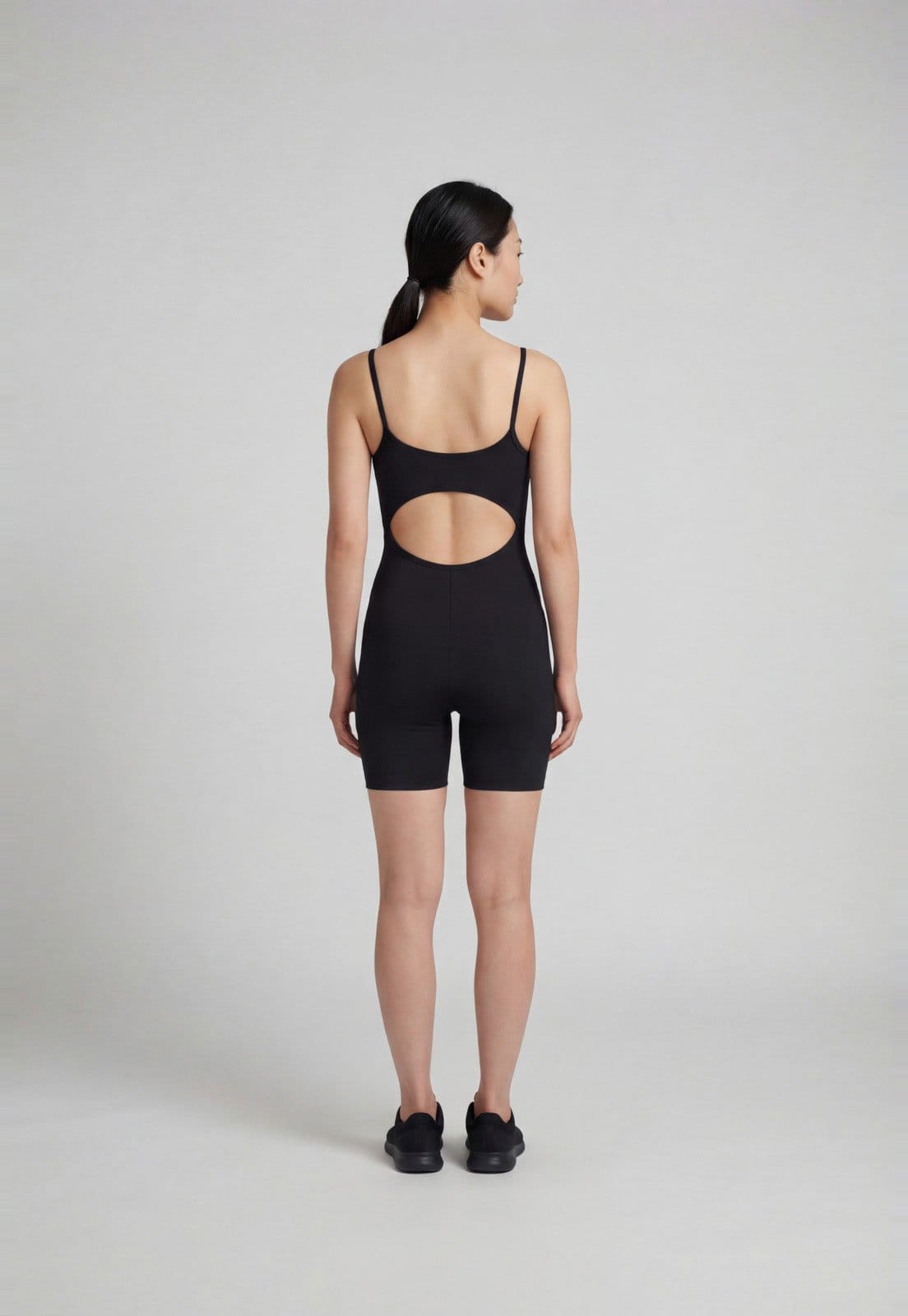 Vista 2 Macacão Feminino Colcci Sport Decote Quadrado Colcci Sport preto