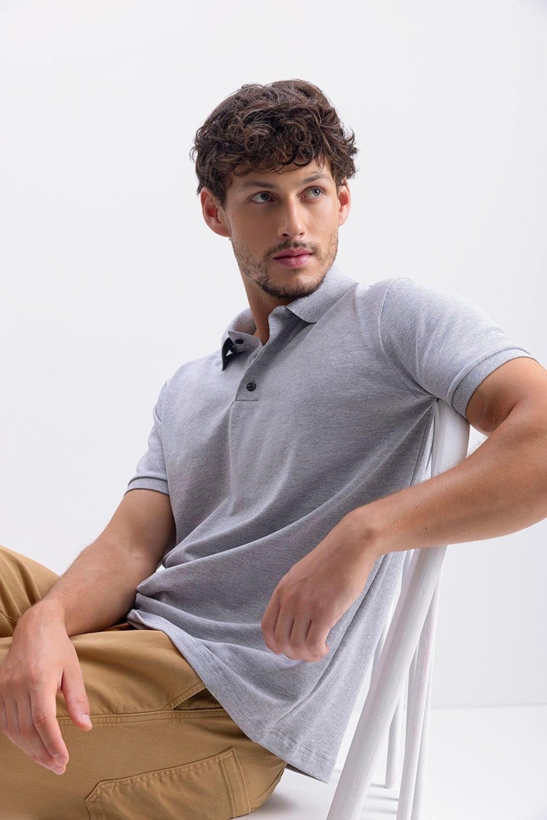 Camisa Polo Masculina Em Piquet Comfort Essendi Médio