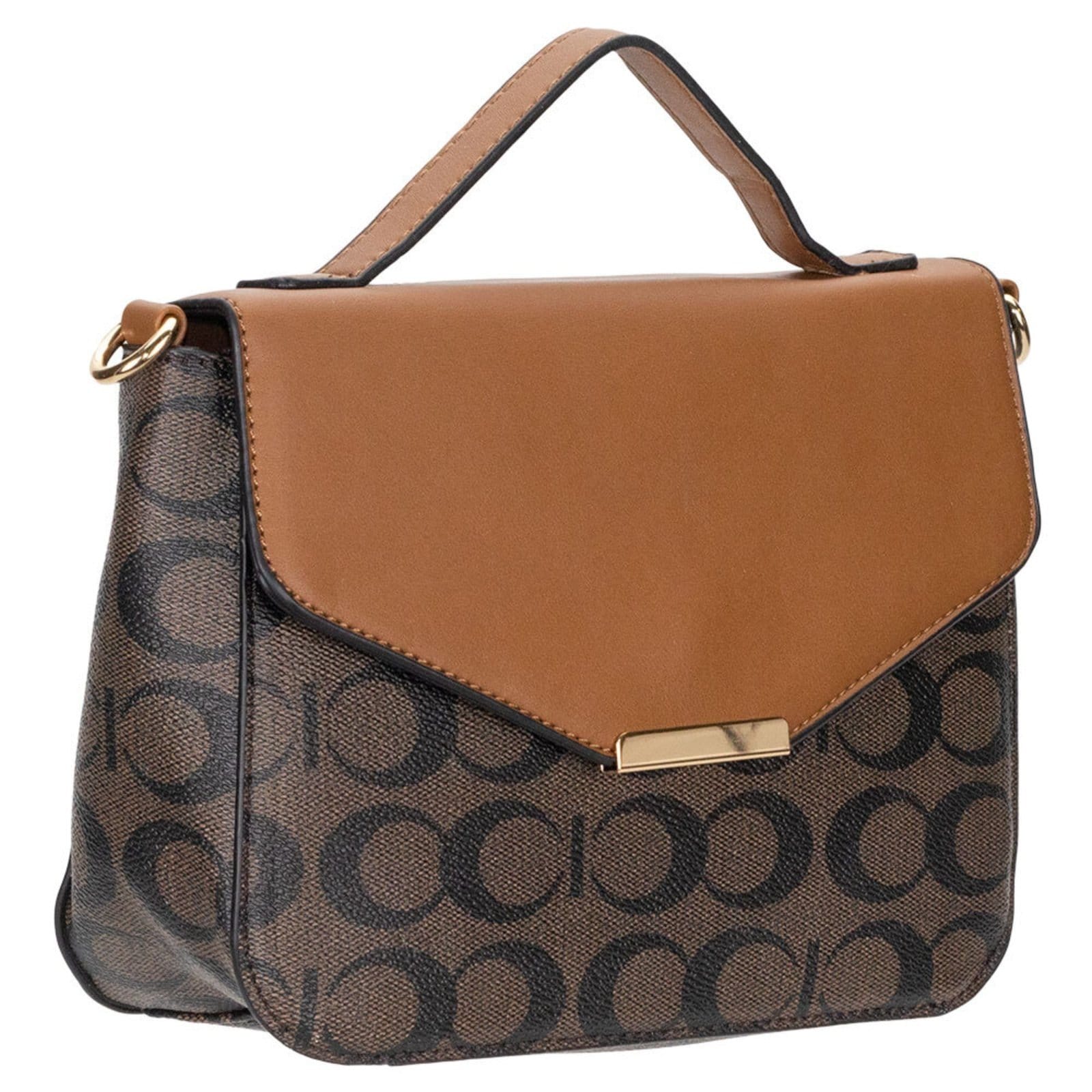 Vista 2 Bolsa Feminina Transversal Fuseco - Wbfr84066 7934066 Fuseco café