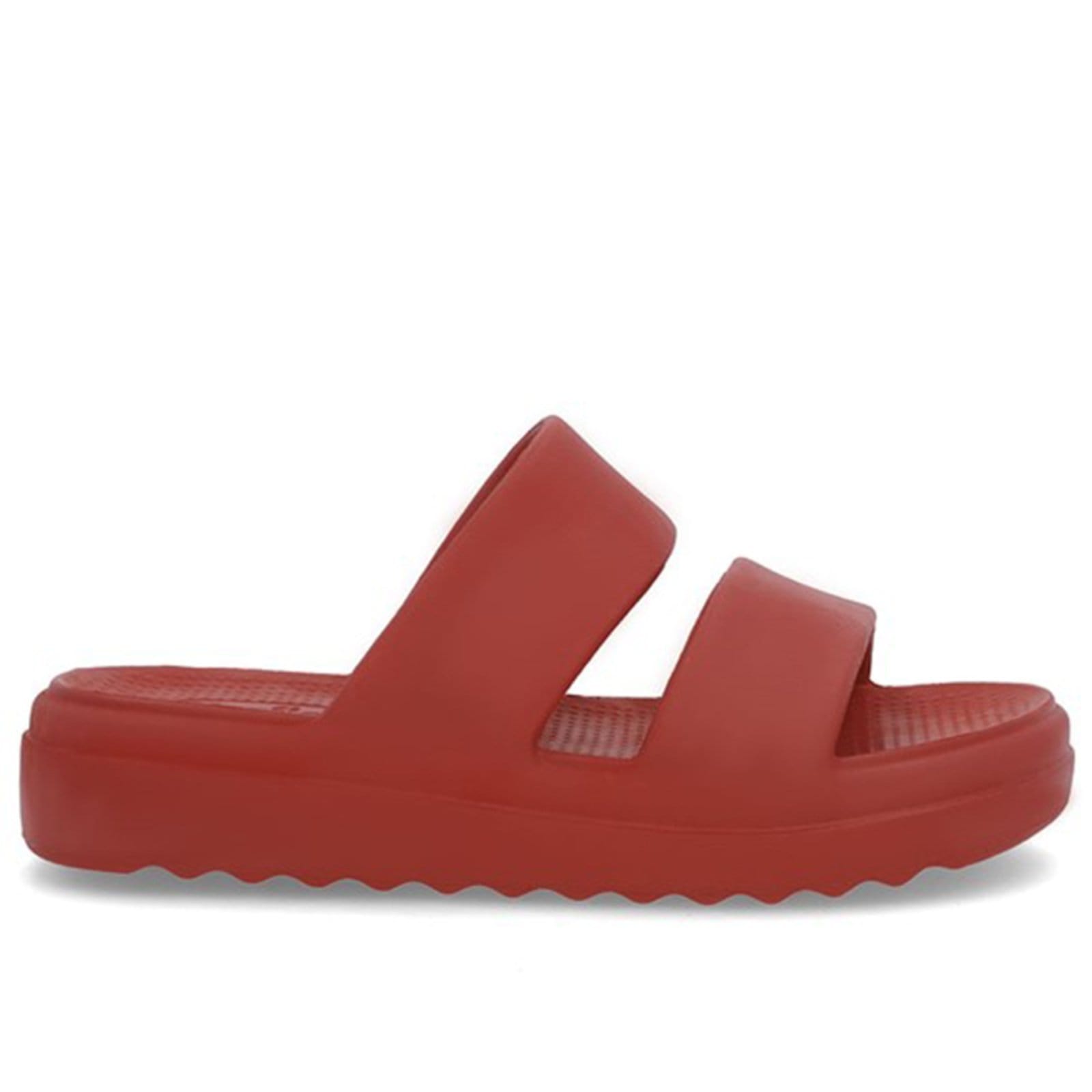 Chinelo Slide Usaflex Poofy Plataforma Feminino Terracota - 005