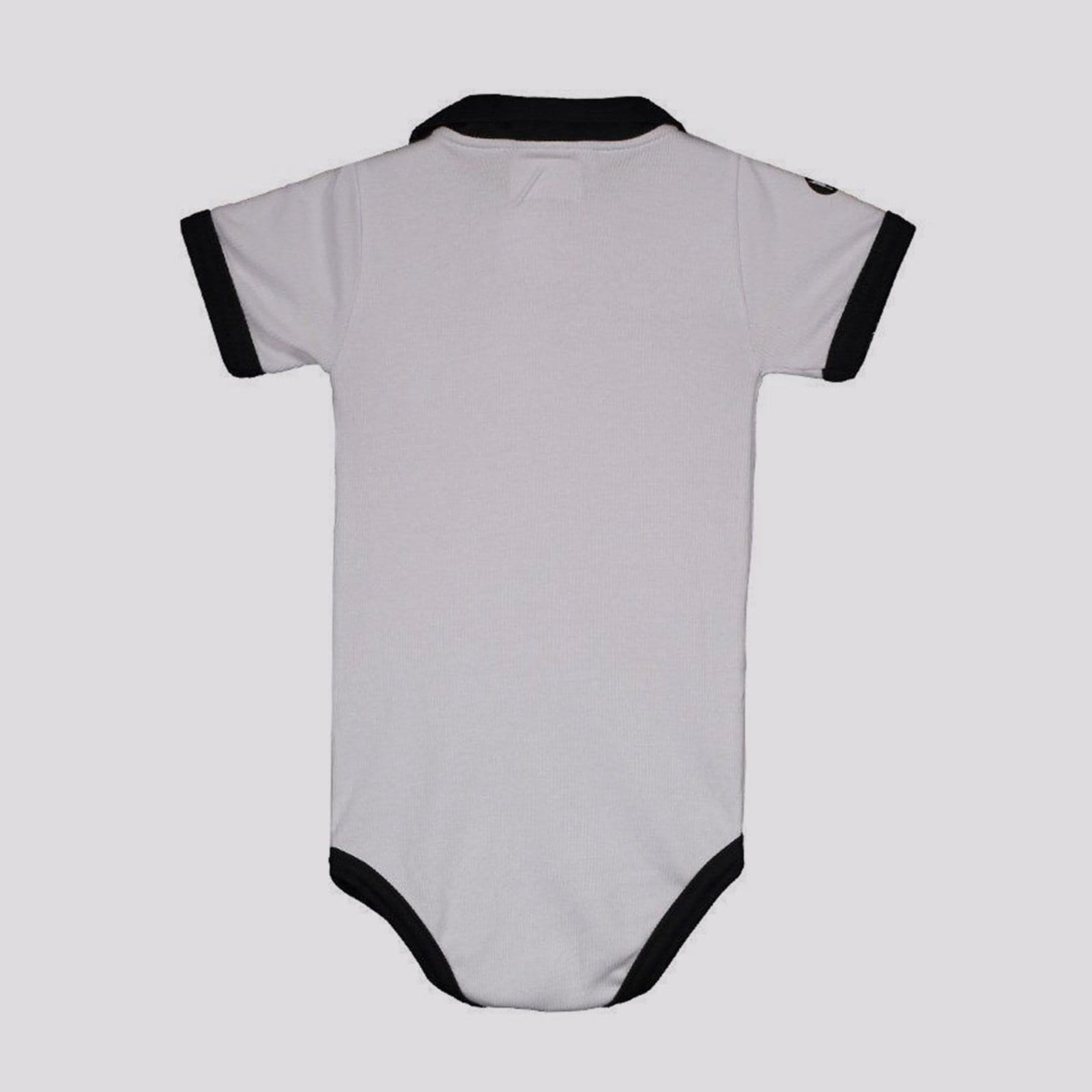 Vista 2 Body Polo Atlético Mineiro Torcida Baby branco