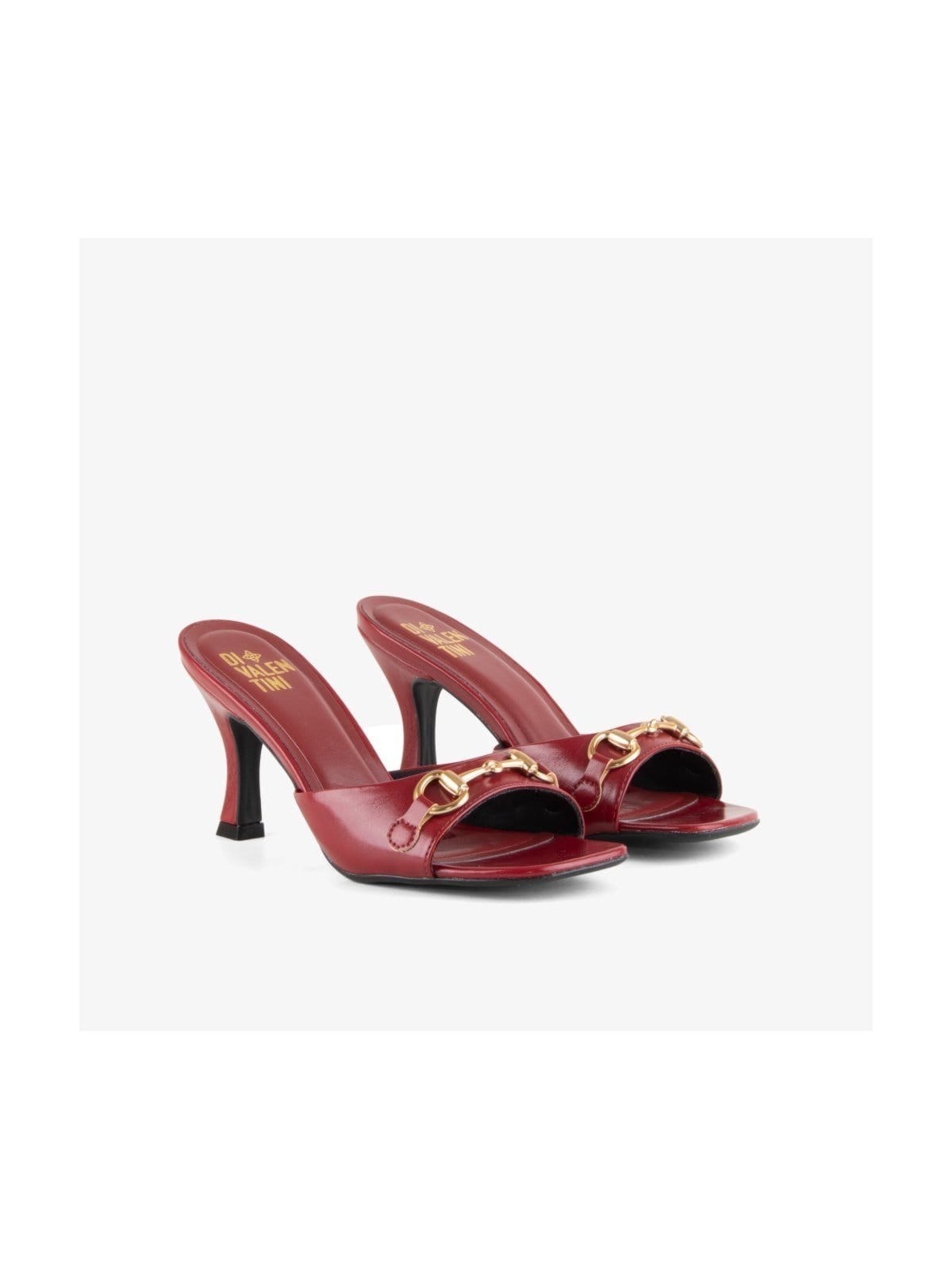 Vista 2 Tamanco Di Valentini Graziela Di Valentini vermelho