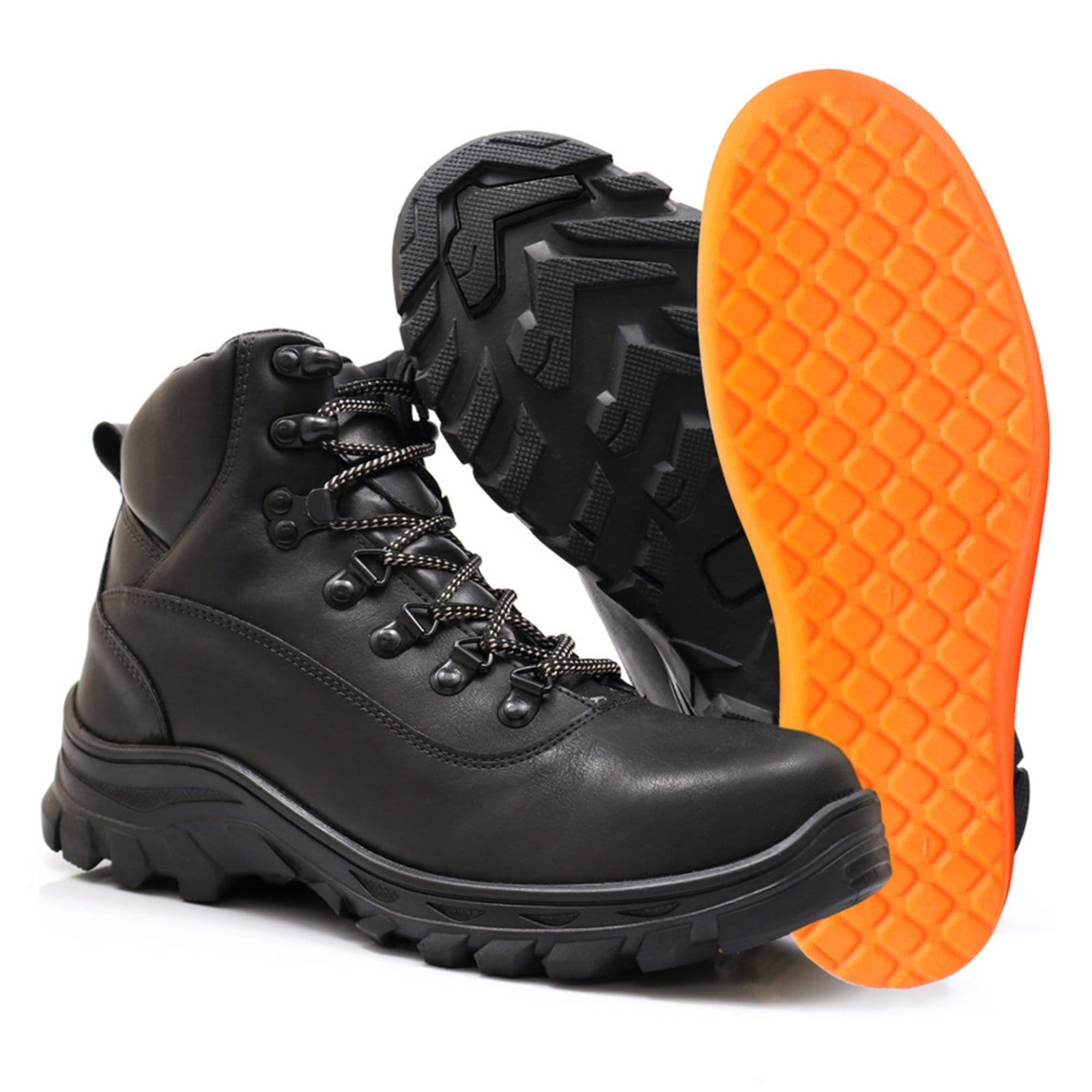Bota Adventure Masculina Com Palmilha Gel Tenis Trilha Confortavel Resistente Preta