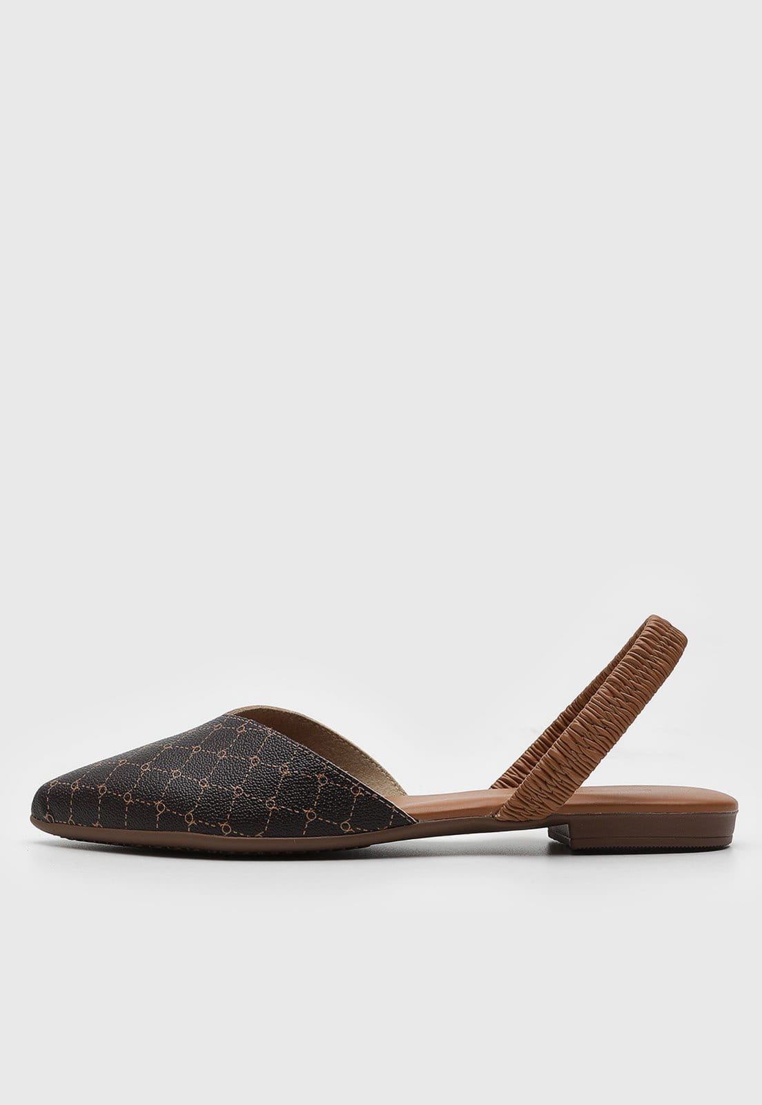 Sapatilha Slingback Beira Rio Monograma