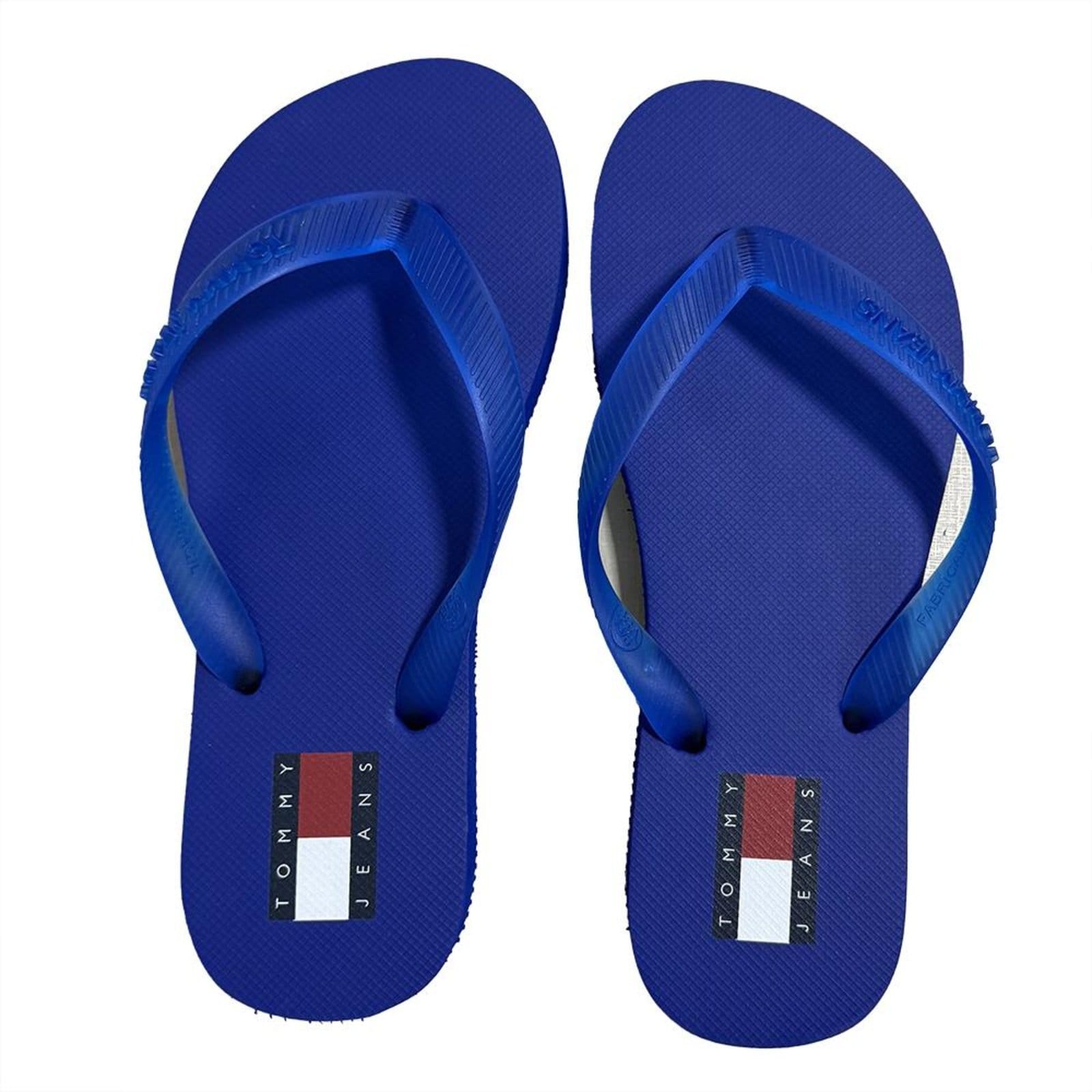 Chinelo Tommy Hilfiger TJW Logo Flip Flop Sugarplum Blue