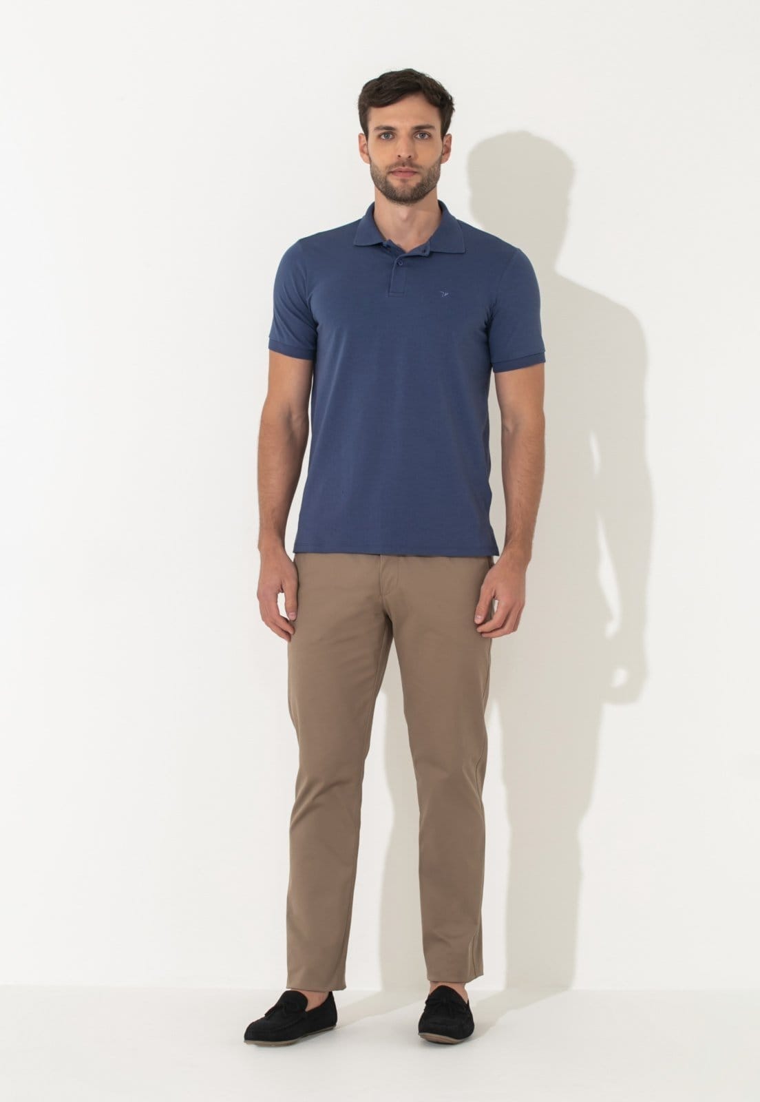 Calça Sarja Traymon Regular Moovexx Kaki Medio