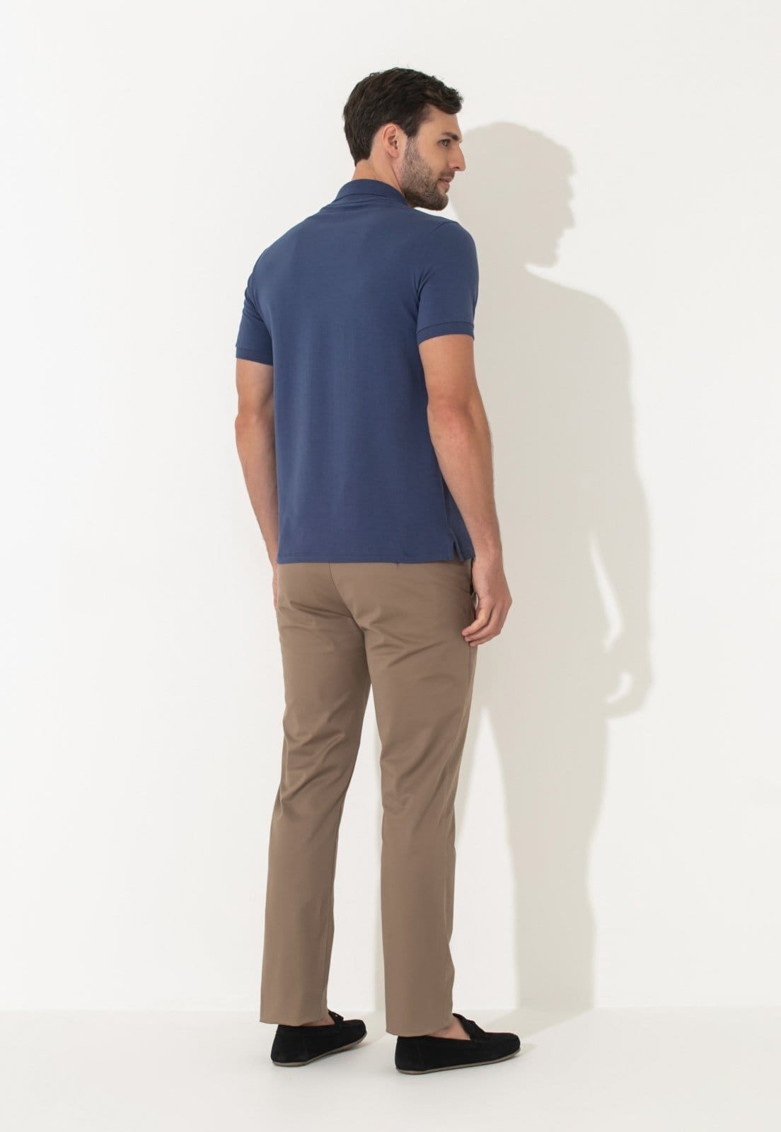 Vista 2 Calça Sarja Traymon Regular Moovexx Kaki Medio Traymon cáqui kaki