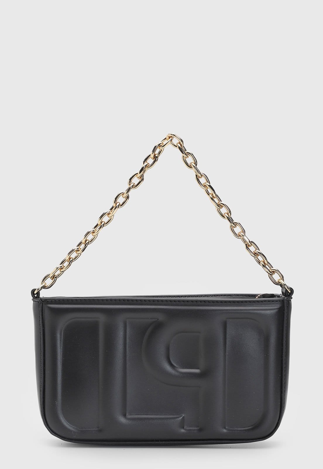 Bolsa Feminina Lança Perfume Alça Corrente Preta