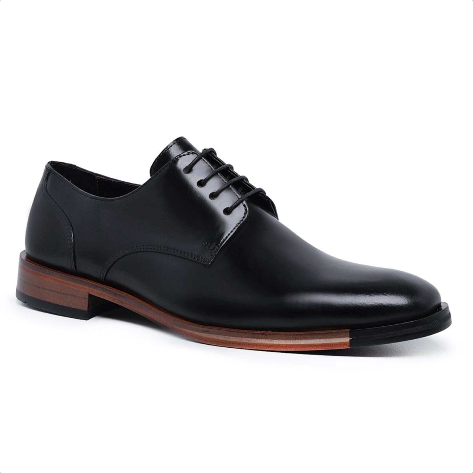 Sapato Derby Social Masculino Malbork em Couro Brilho 60612P