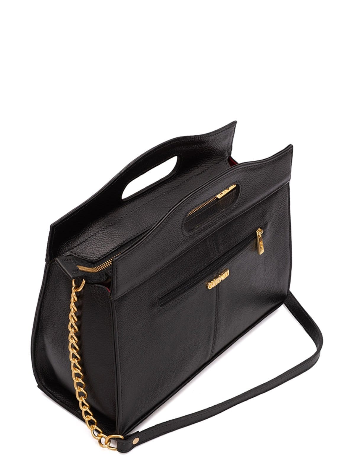 Bolsa de Couro Griffazzi Ombro Preta - 2