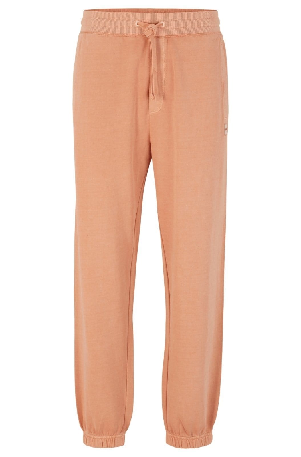 Calças De Treino De Algodão Felpudo Com Selo Do Logotipo