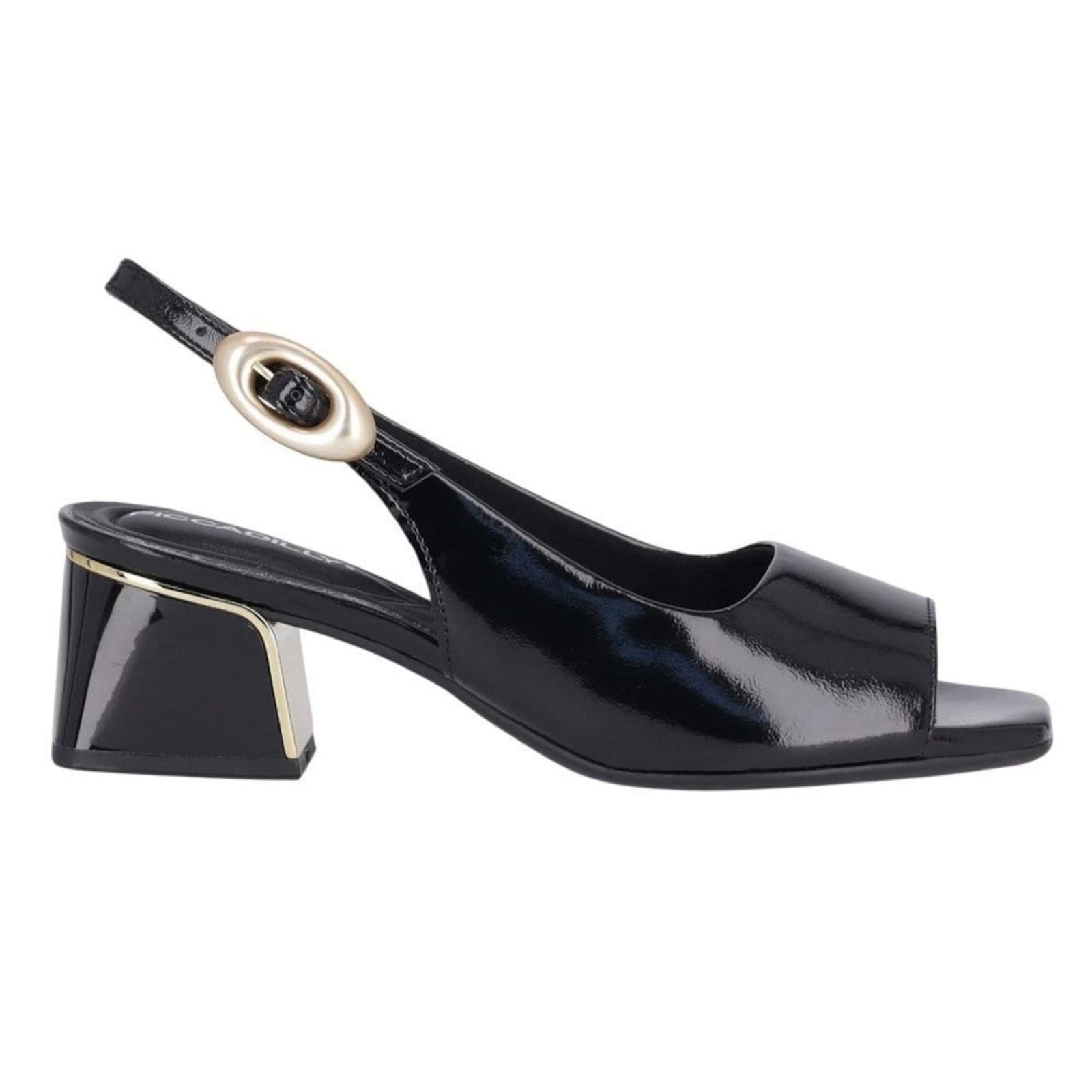 Sandália Piccadilly Slingback Renee Salto Médio Feminina
