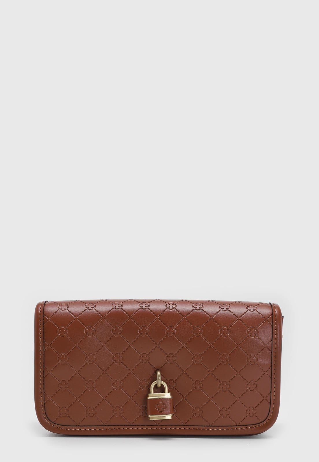 Bolsa Média Feminina Capodarte Monograma Camel