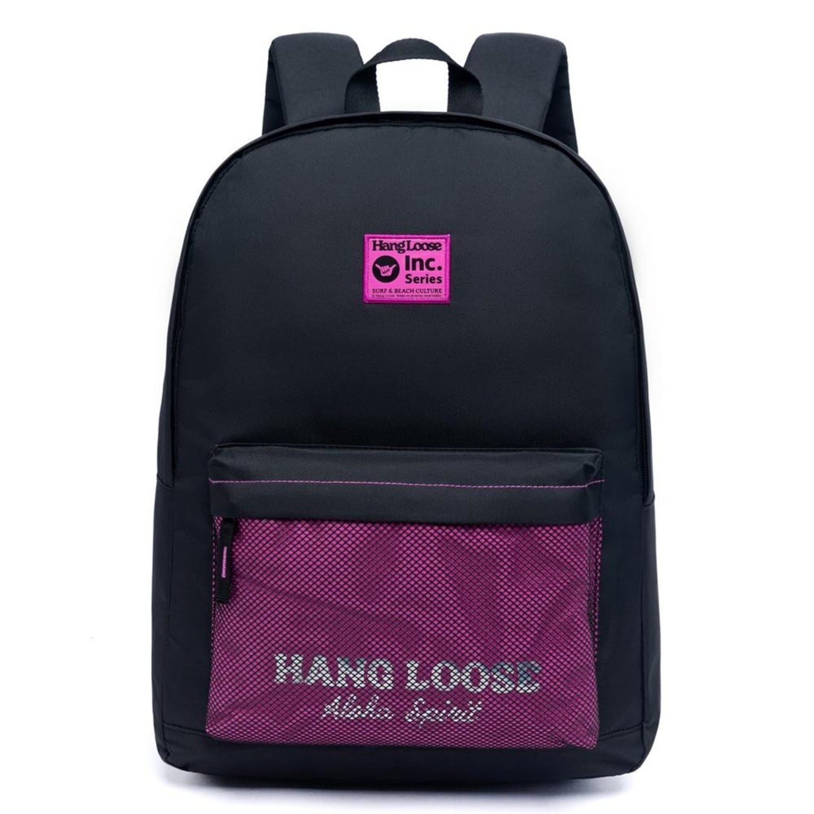 Mochila Hang Loose Mesh 18L SM25 Preto/Rosa