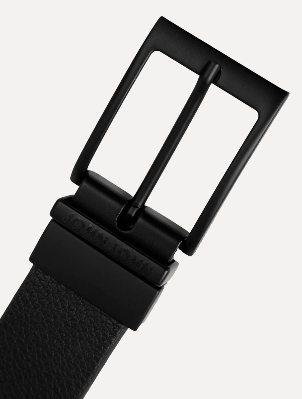 Vista 2 Cinto John John Masculino Couro Double Face Luke John John preto