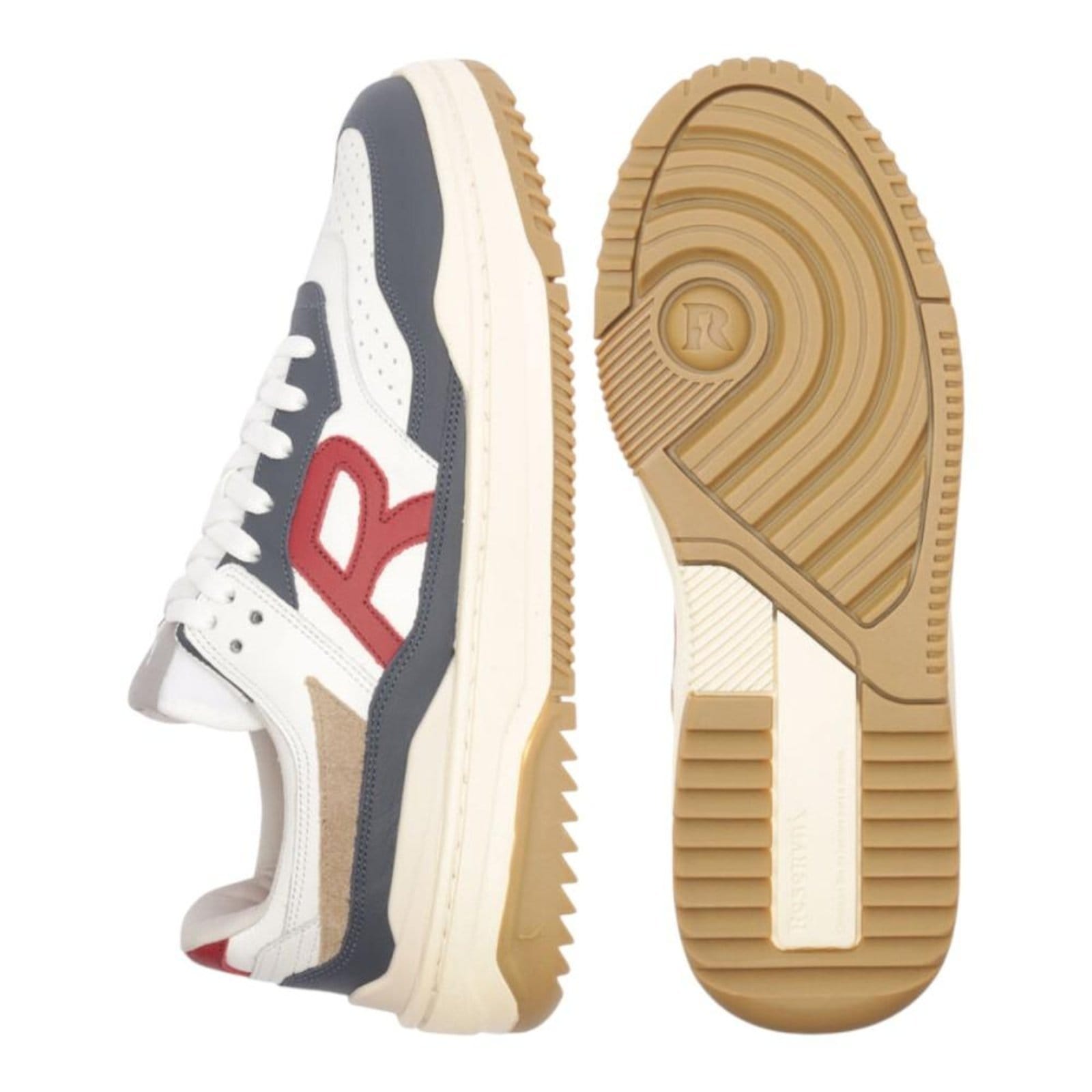 Vista 2 Tênis Reserva R Broox Masculino Cinza Escuro RESERVA GO branco