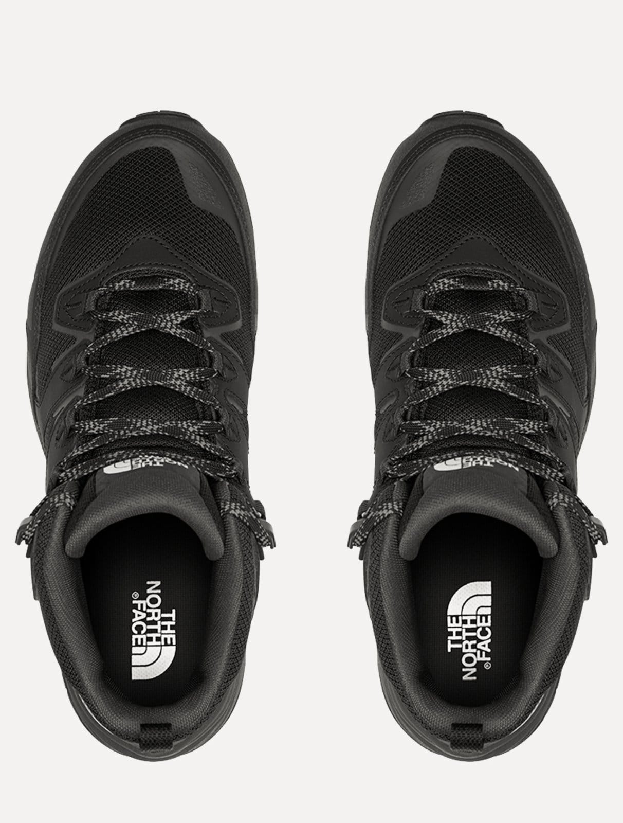 Vista 2 Tênis The North Face Masculino Hedgehog III Mid Chumbo The North Face preto