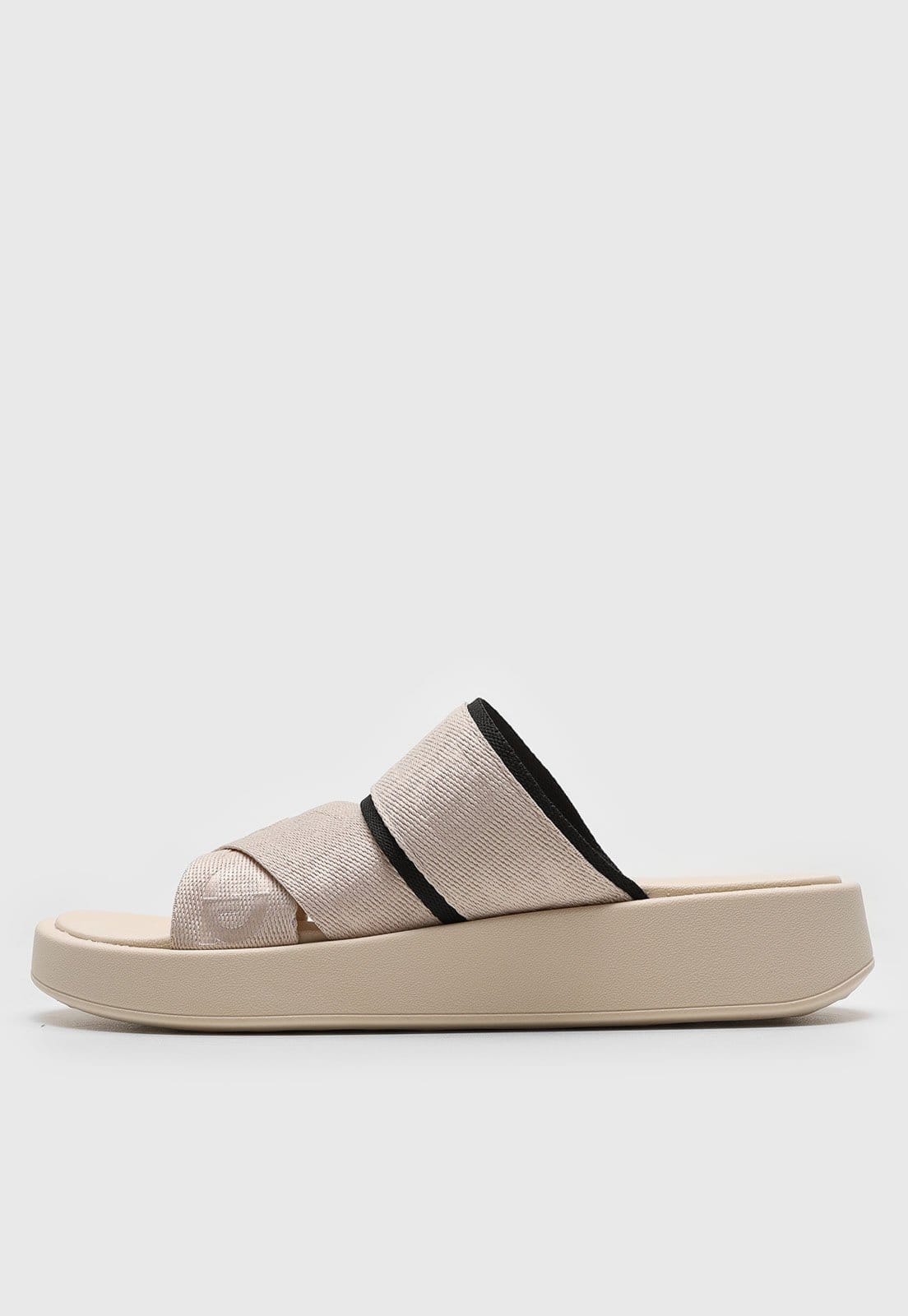 Sandália Papete Degalls Tira Logo Off-White