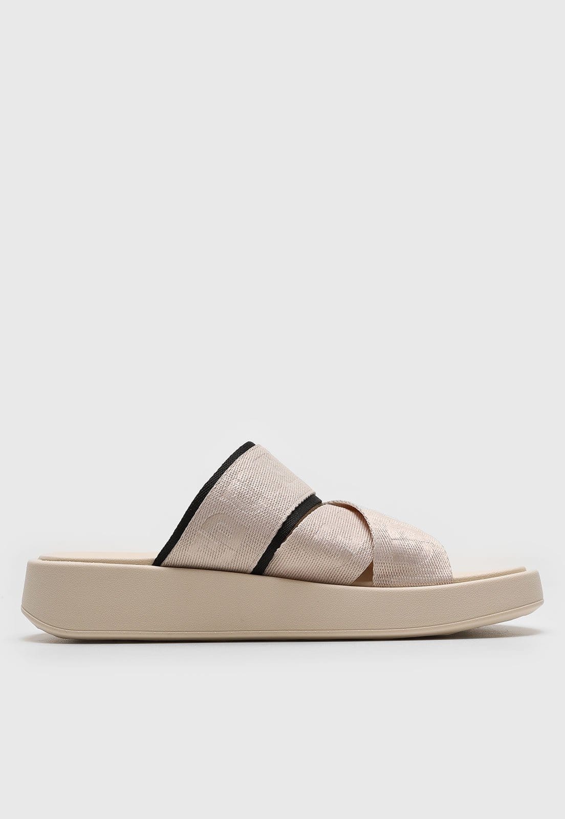 Vista 2 Sandália Papete Degalls Tira Logo Off-White Degalls off-white white