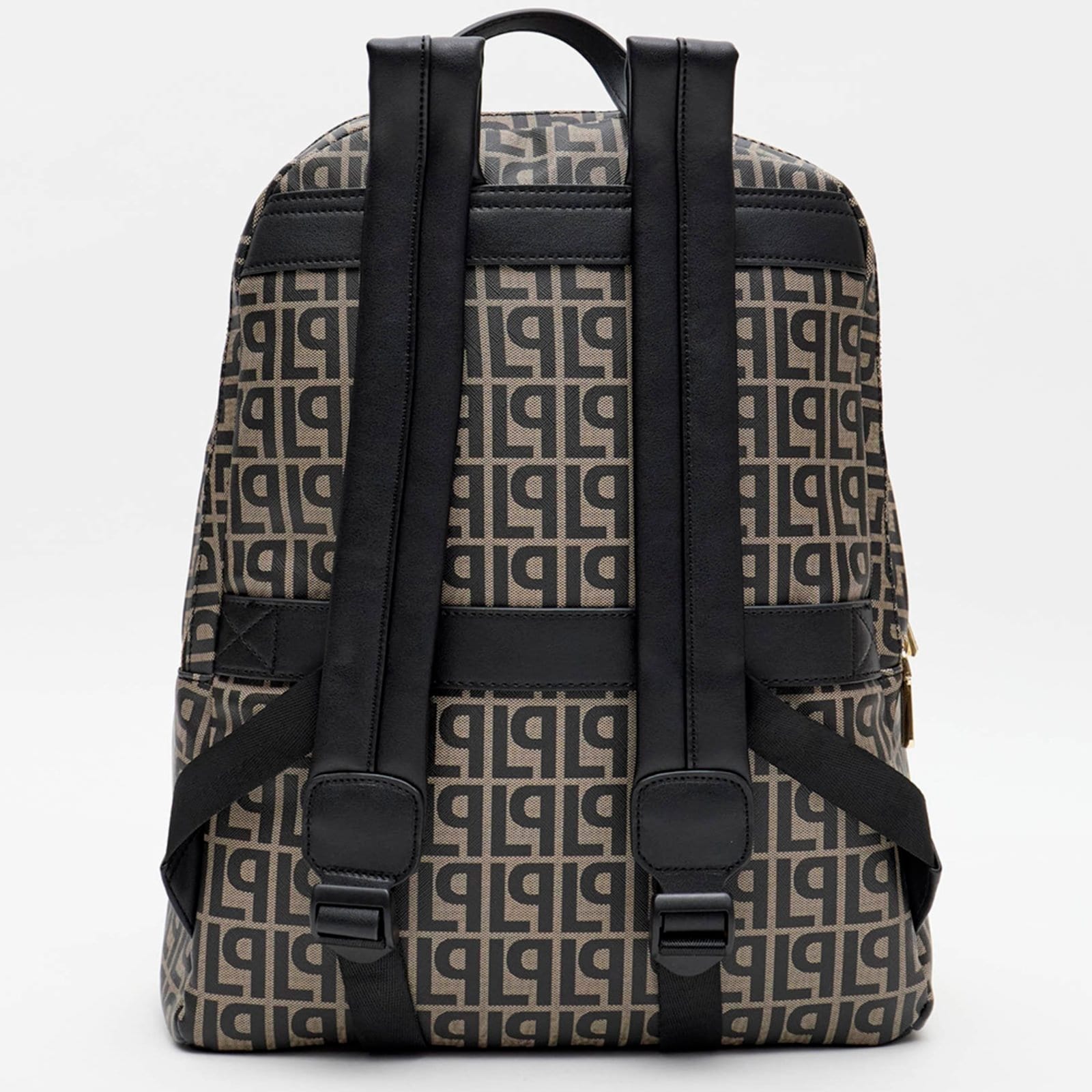 Vista 2 Mochila Lança Perfume Monograma Enfeite Ou26 Feminino Lança Perfume preto