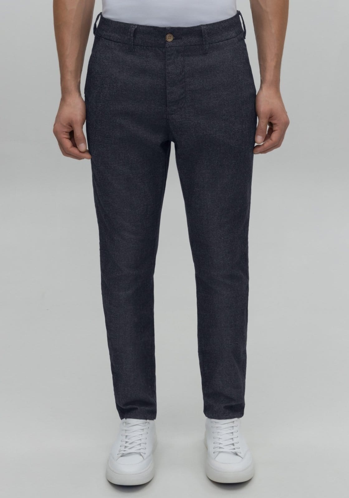 Calça Hangar 33 Sarja Masculina Slim Chino